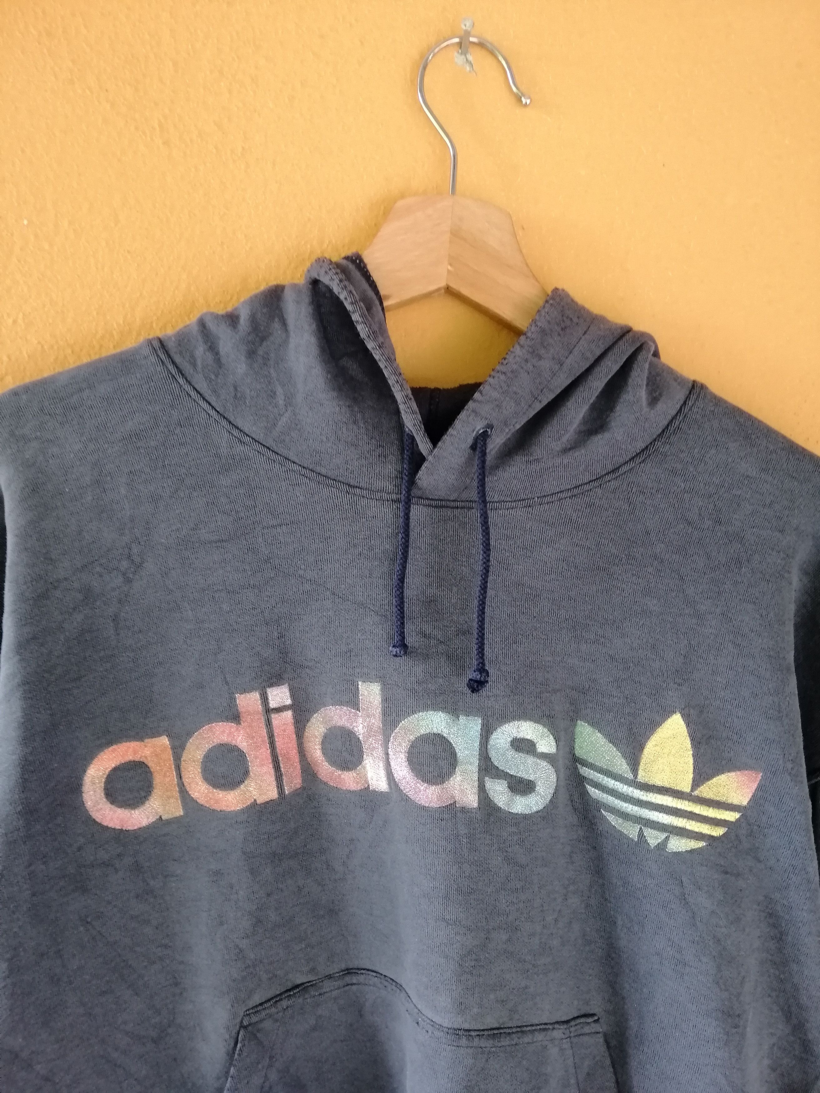 Adidas × Japanese Brand × Vintage Vintage Adidas hoodie multicolour embroidery big logo B9 Size US M / EU 48-50 / 2 - 7 Thumbnail