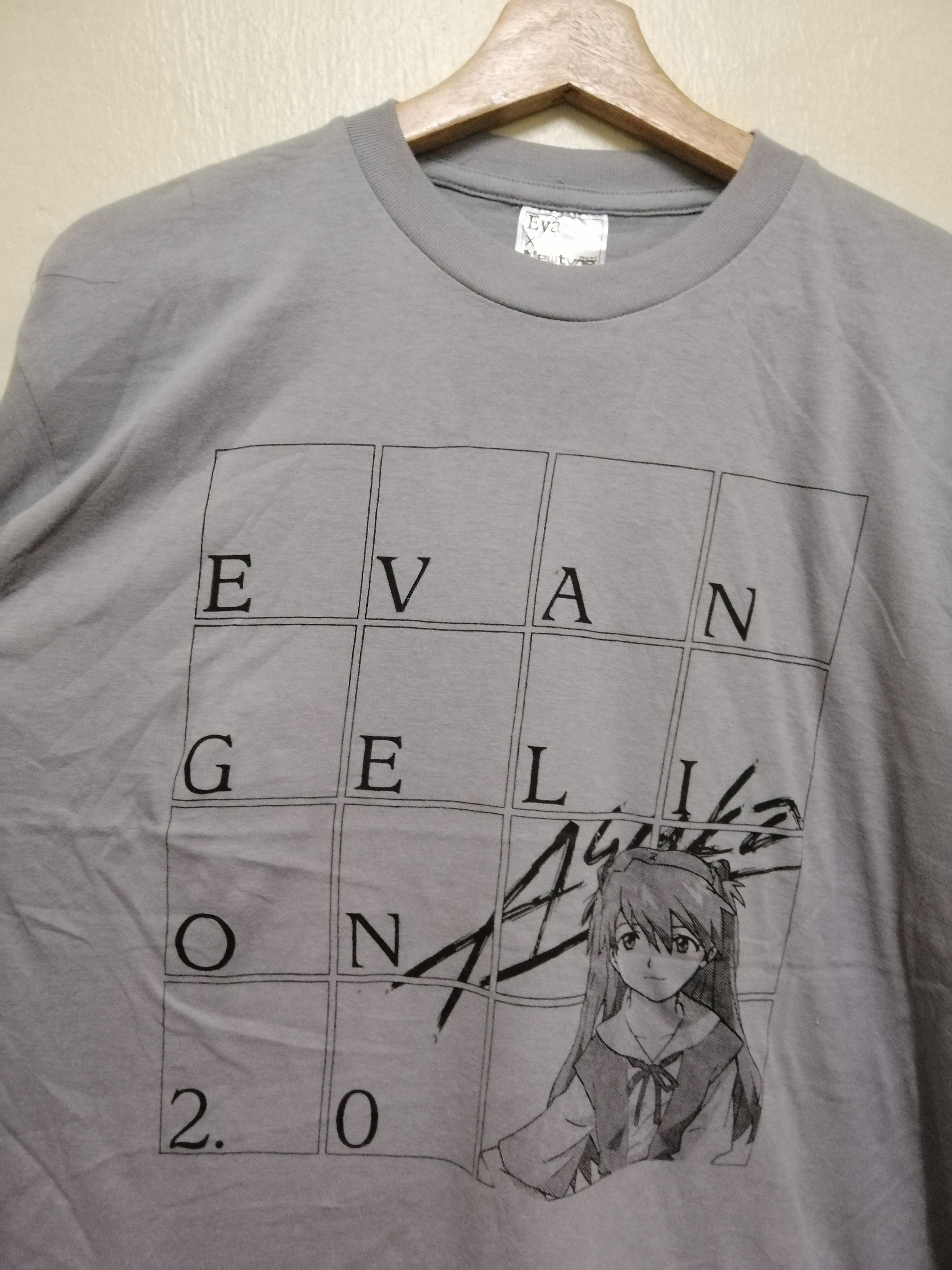 Anime Vintage Neon Genesis Evangelion 2.0 Japanese Anime T-Shirt Size US M / EU 48-50 / 2 - 4 Thumbnail
