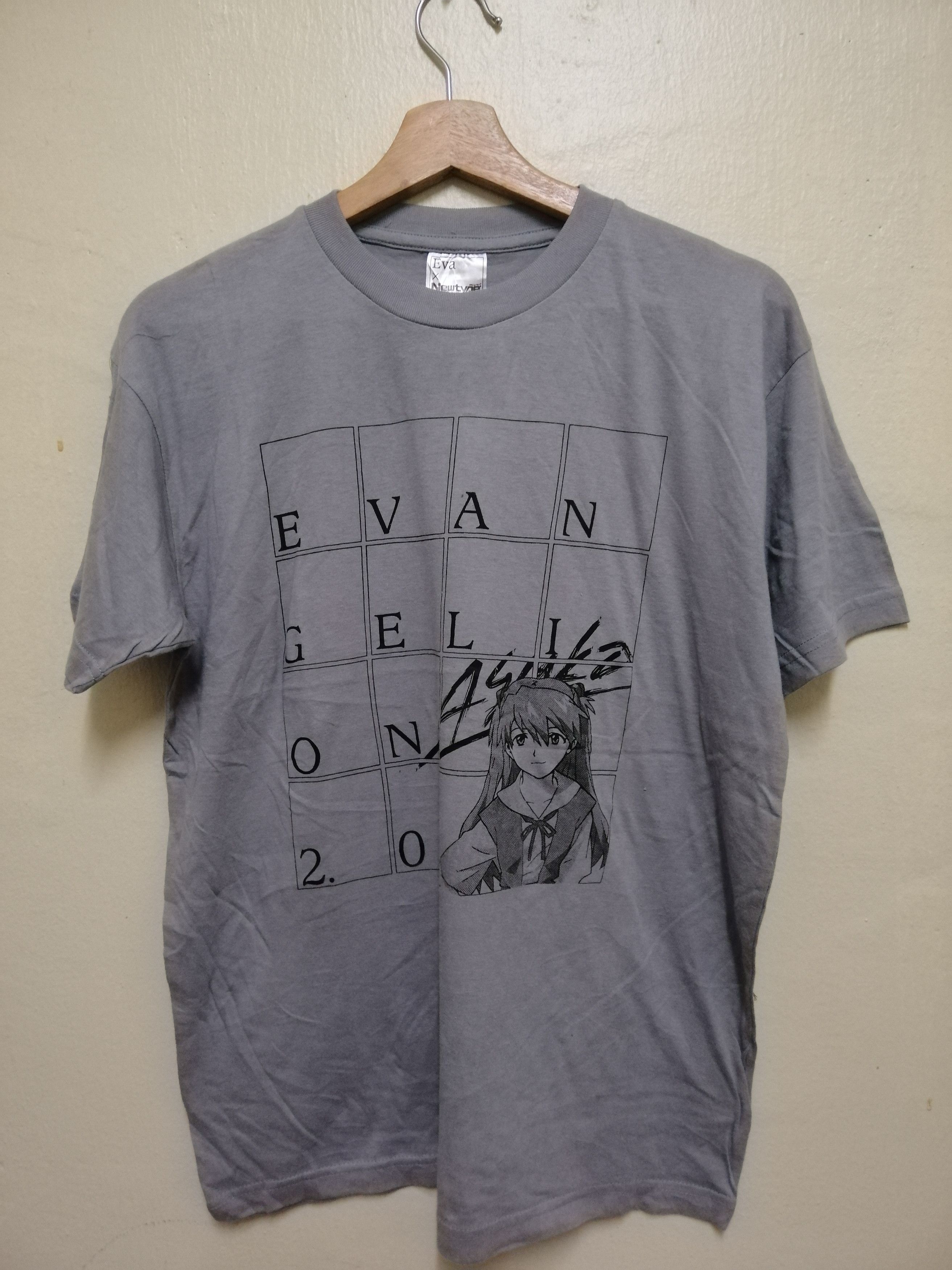 Anime Vintage Neon Genesis Evangelion 2.0 Japanese Anime T-Shirt Size US M / EU 48-50 / 2 - 1 Thumbnail
