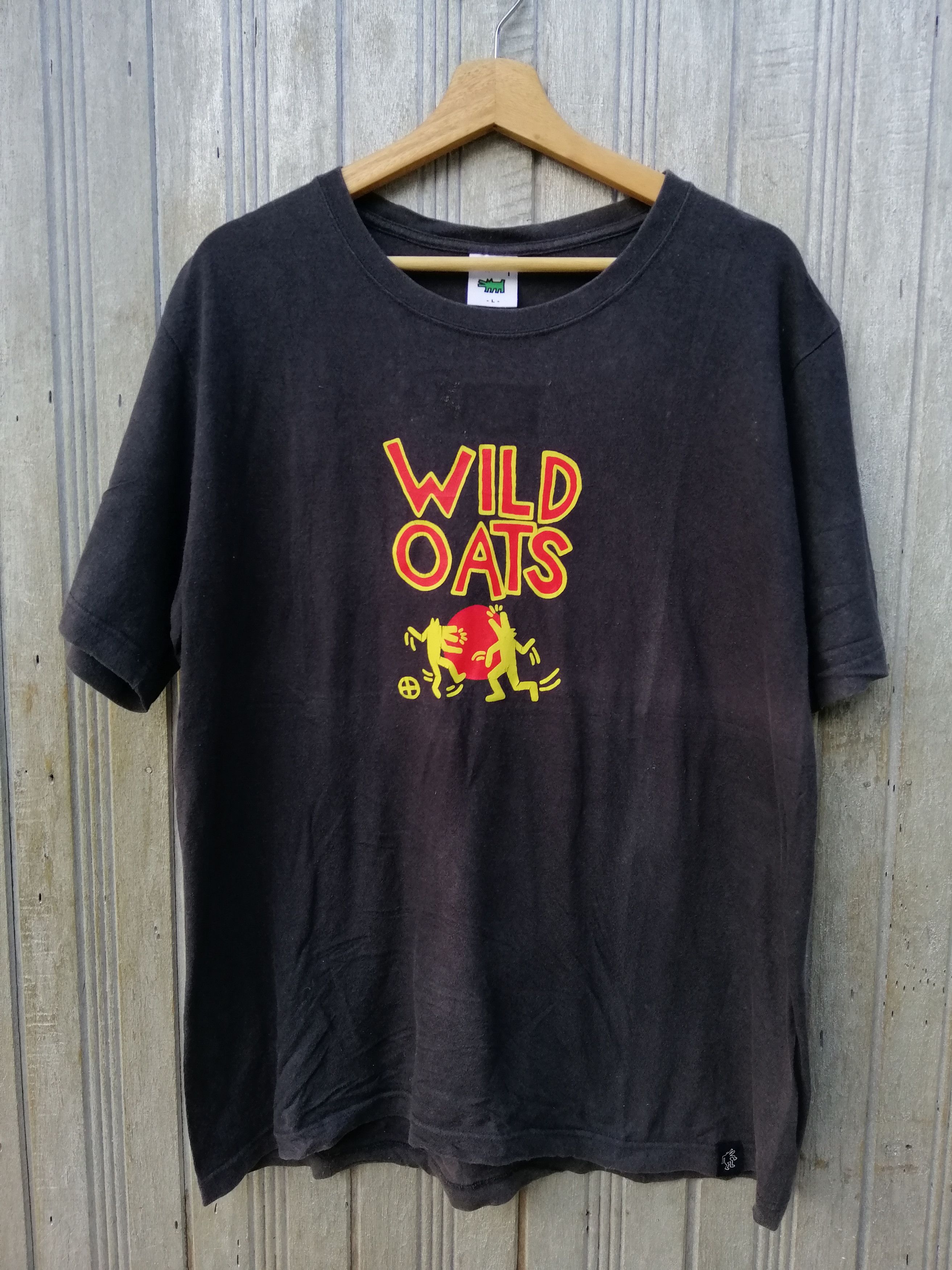 Keith Haring Vintage KEITH HARING Wild Oats Tshirt Size US L / EU 52-54 / 3 - 2 Thumbnail