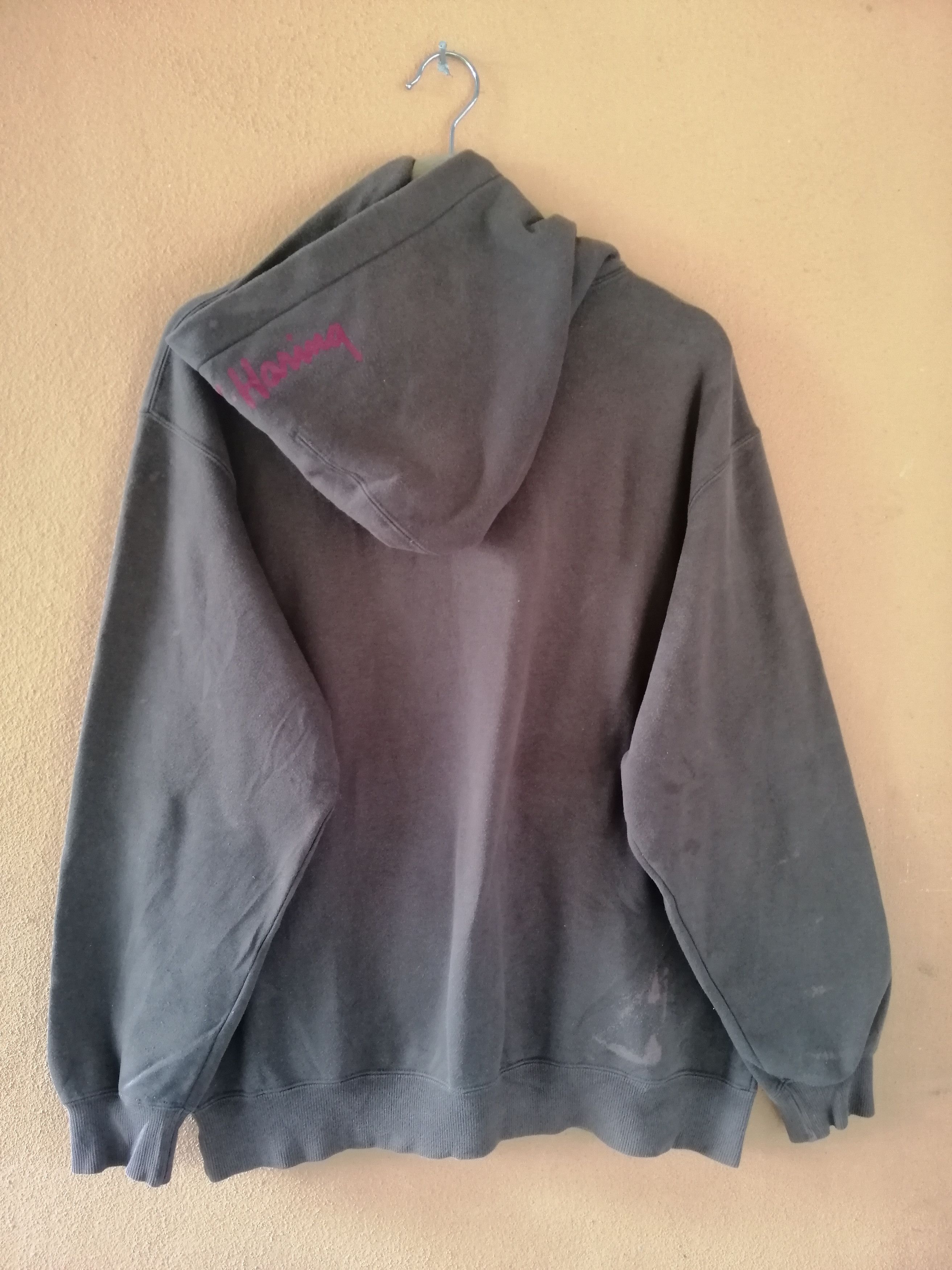 Keith Haring Vintage Keith Haring SOS Pop Art Hoodie Sweatshirt B2 Size US XL / EU 56 / 4 - 2 Thumbnail