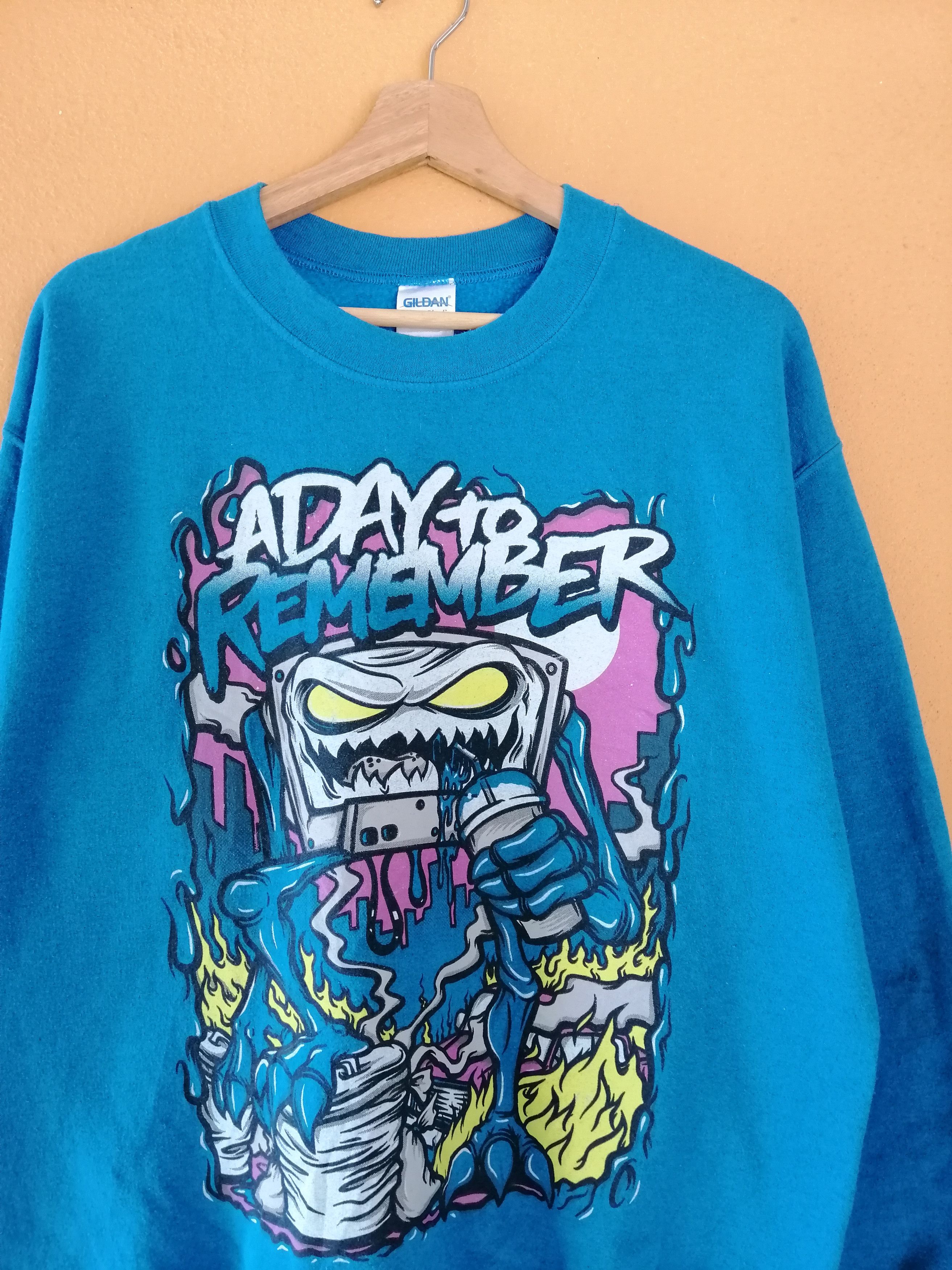 Band Tees Vintage A Day To Remember Punk Rock Band Sweatshirt B13 Size US M / EU 48-50 / 2 - 6 Thumbnail