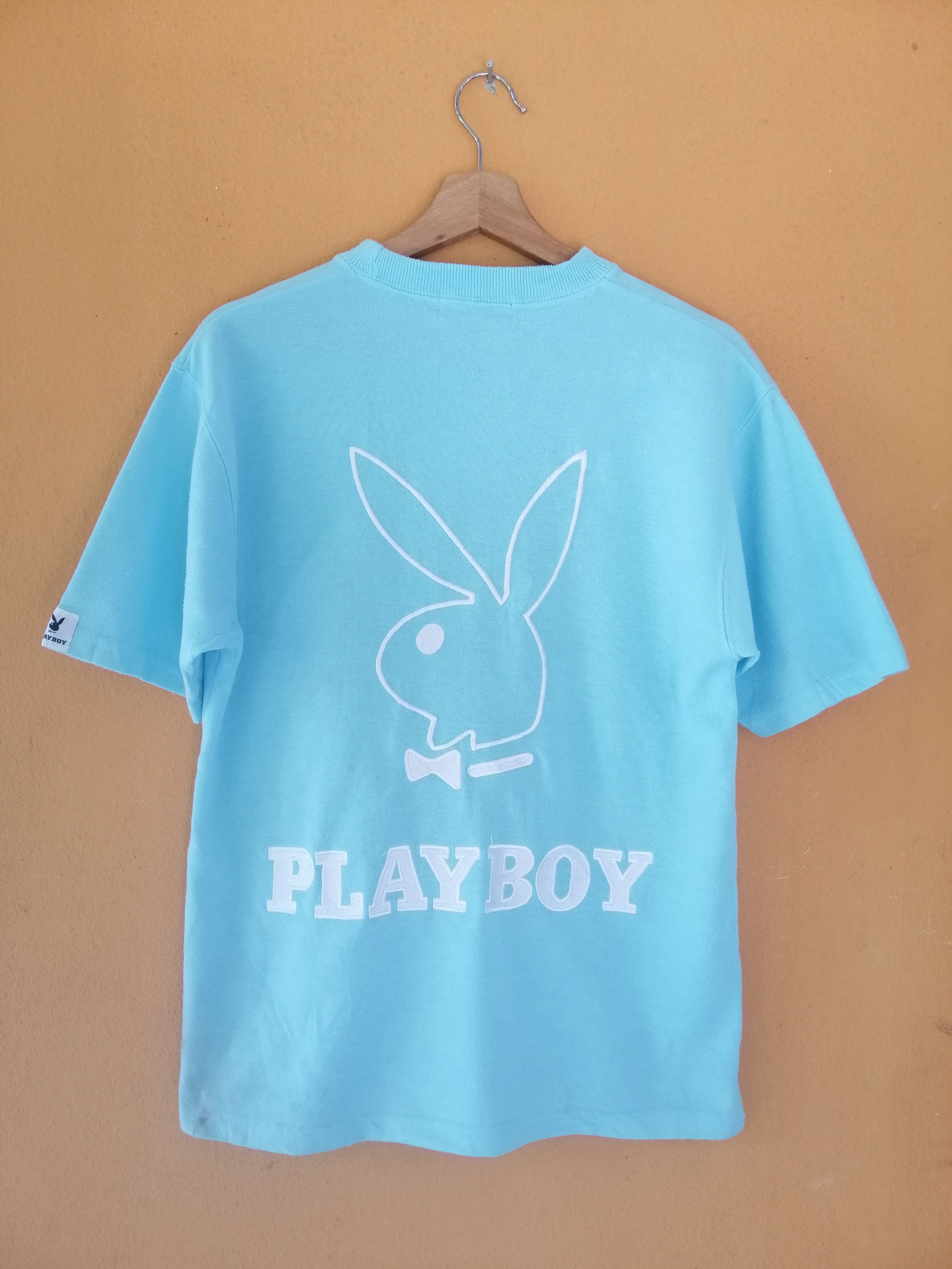 Playboy Vintage Playboy Embroidery Big Logo Tshirt Size US M / EU 48-50 / 2 - 1 Thumbnail