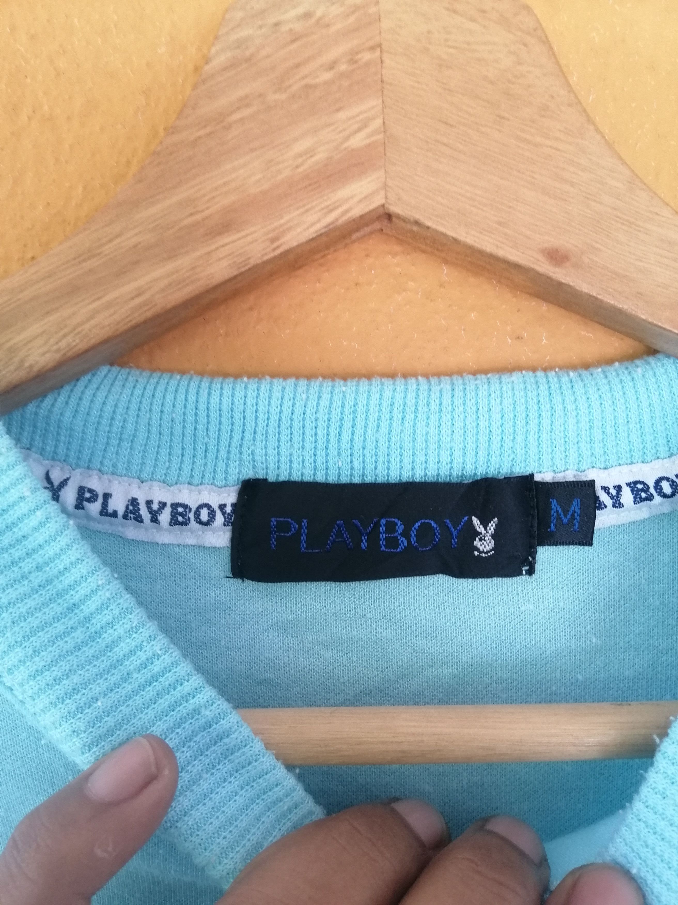 Playboy Vintage Playboy Embroidery Big Logo Tshirt Size US M / EU 48-50 / 2 - 3 Thumbnail