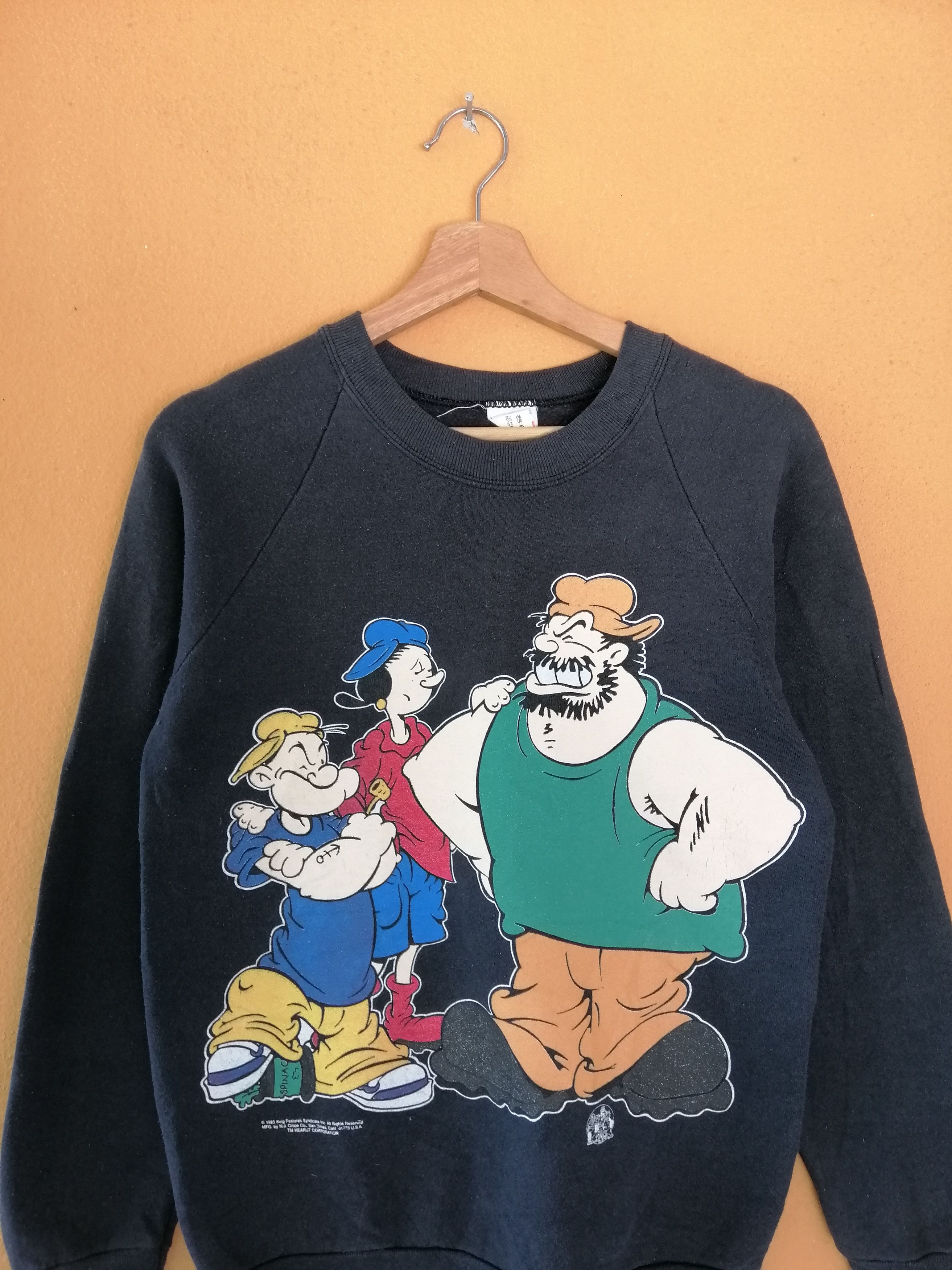 Cartoon Network Vintage 1993 POPEYE And The Sailor Man Sweatshirt B6 Size US S / EU 44-46 / 1 - 5 Thumbnail