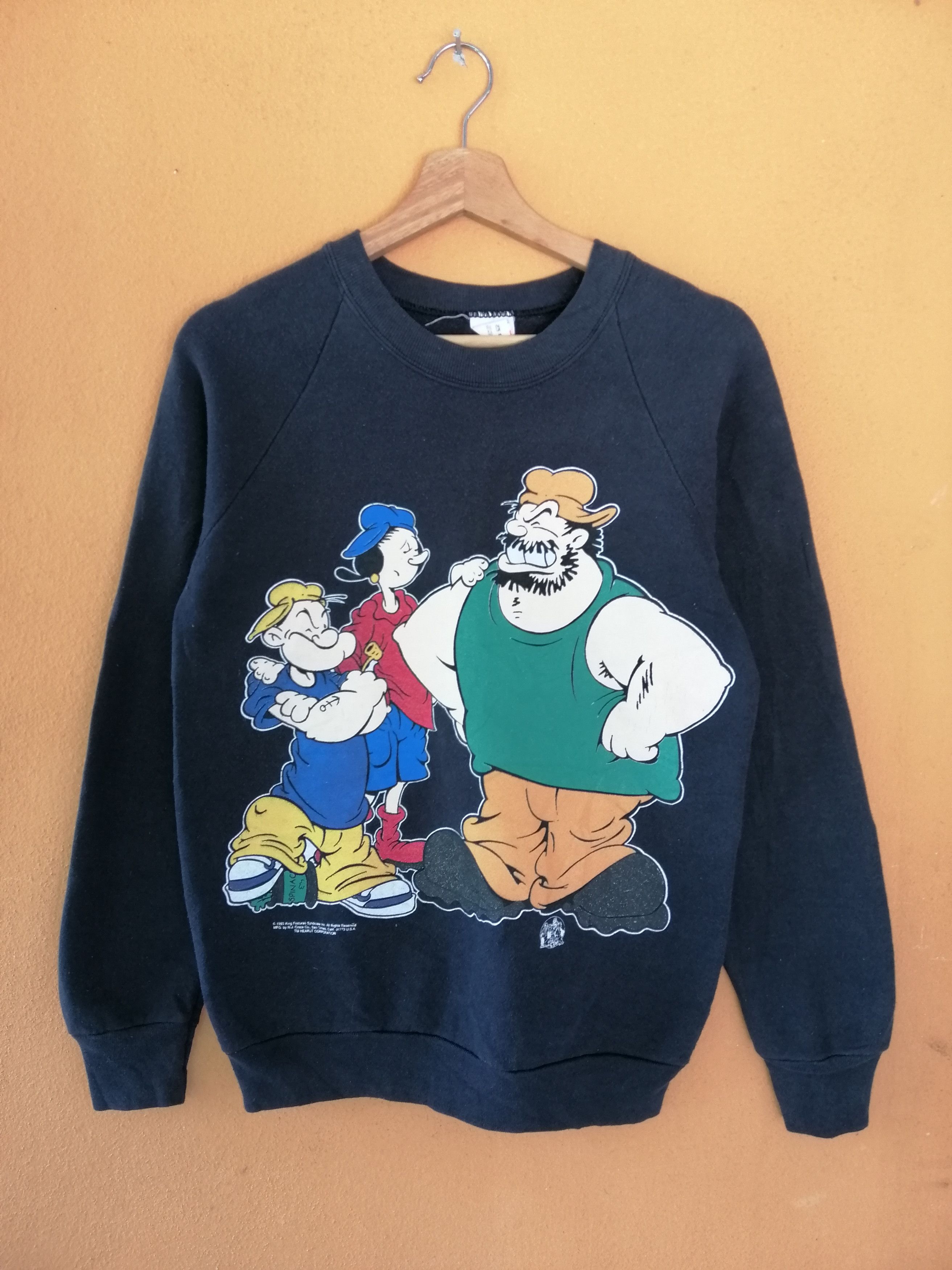Vintage 1993 POPEYE And The Sailor Man Sweatshirt B6