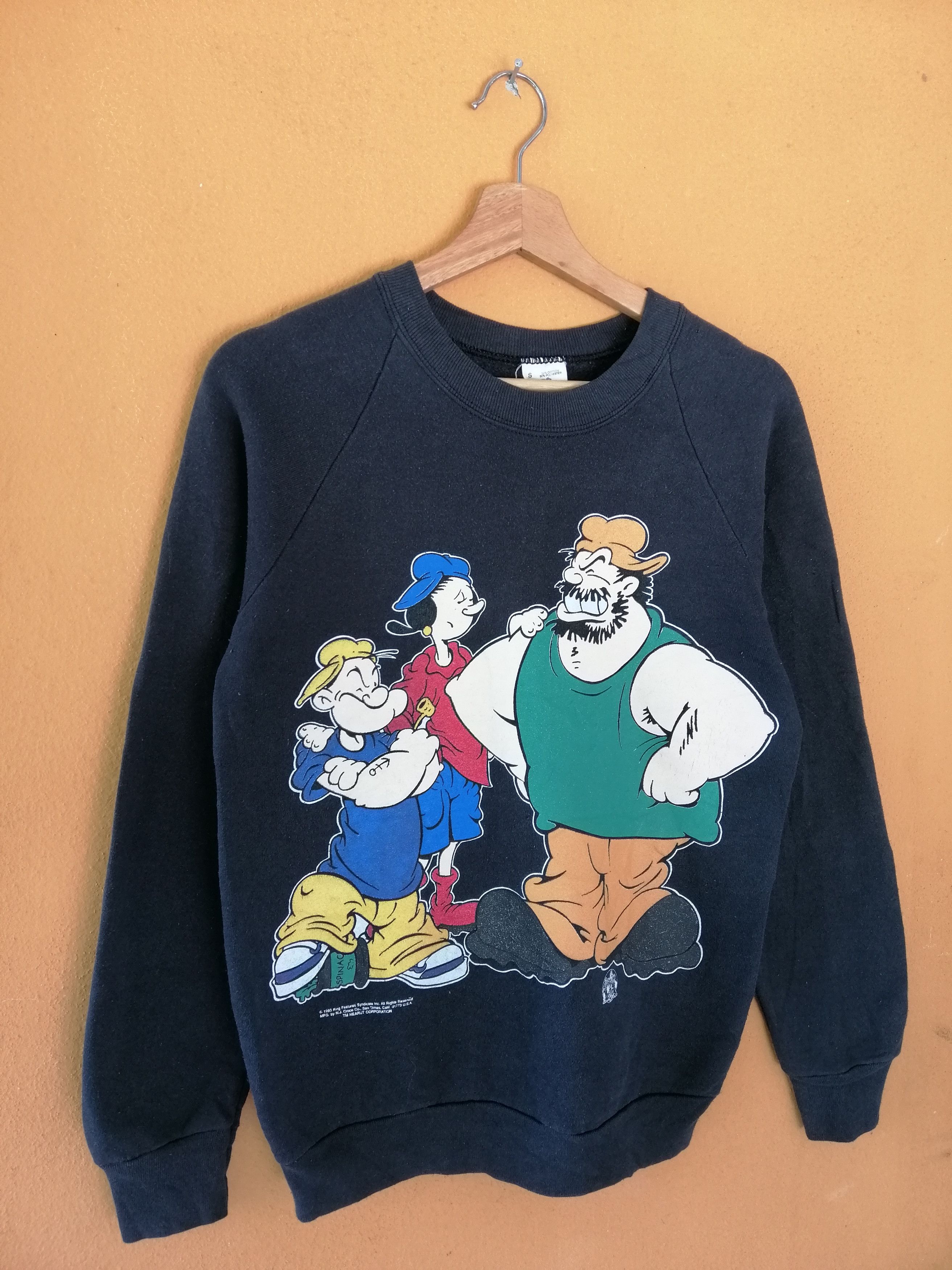 Cartoon Network Vintage 1993 POPEYE And The Sailor Man Sweatshirt B6 Size US S / EU 44-46 / 1 - 3 Thumbnail