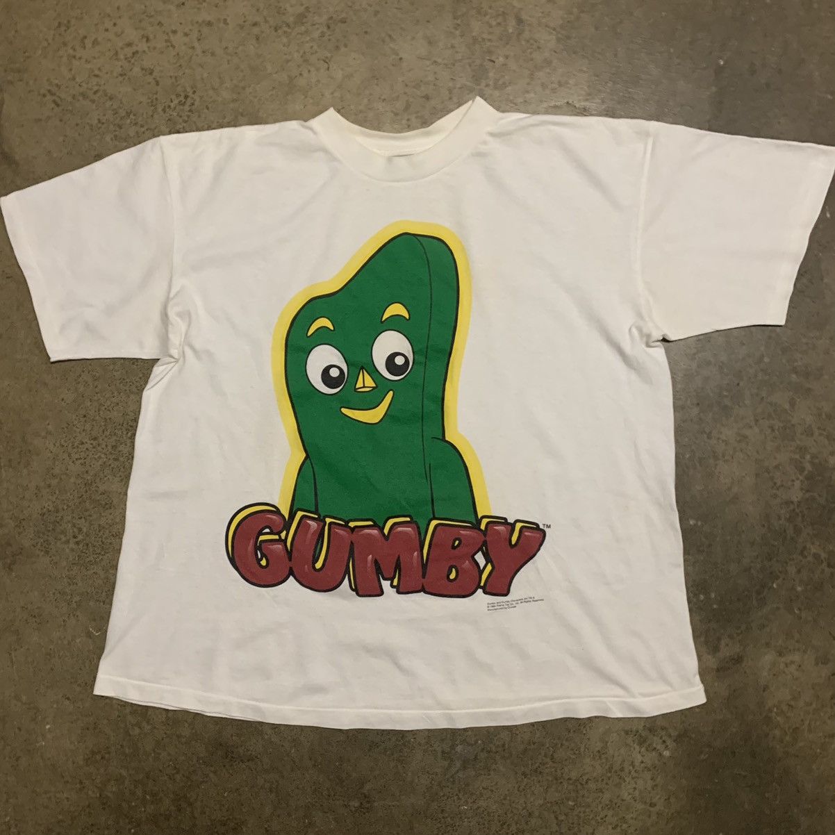 Vintage 1994 Gumby Graphic Tee Shirt | Grailed
