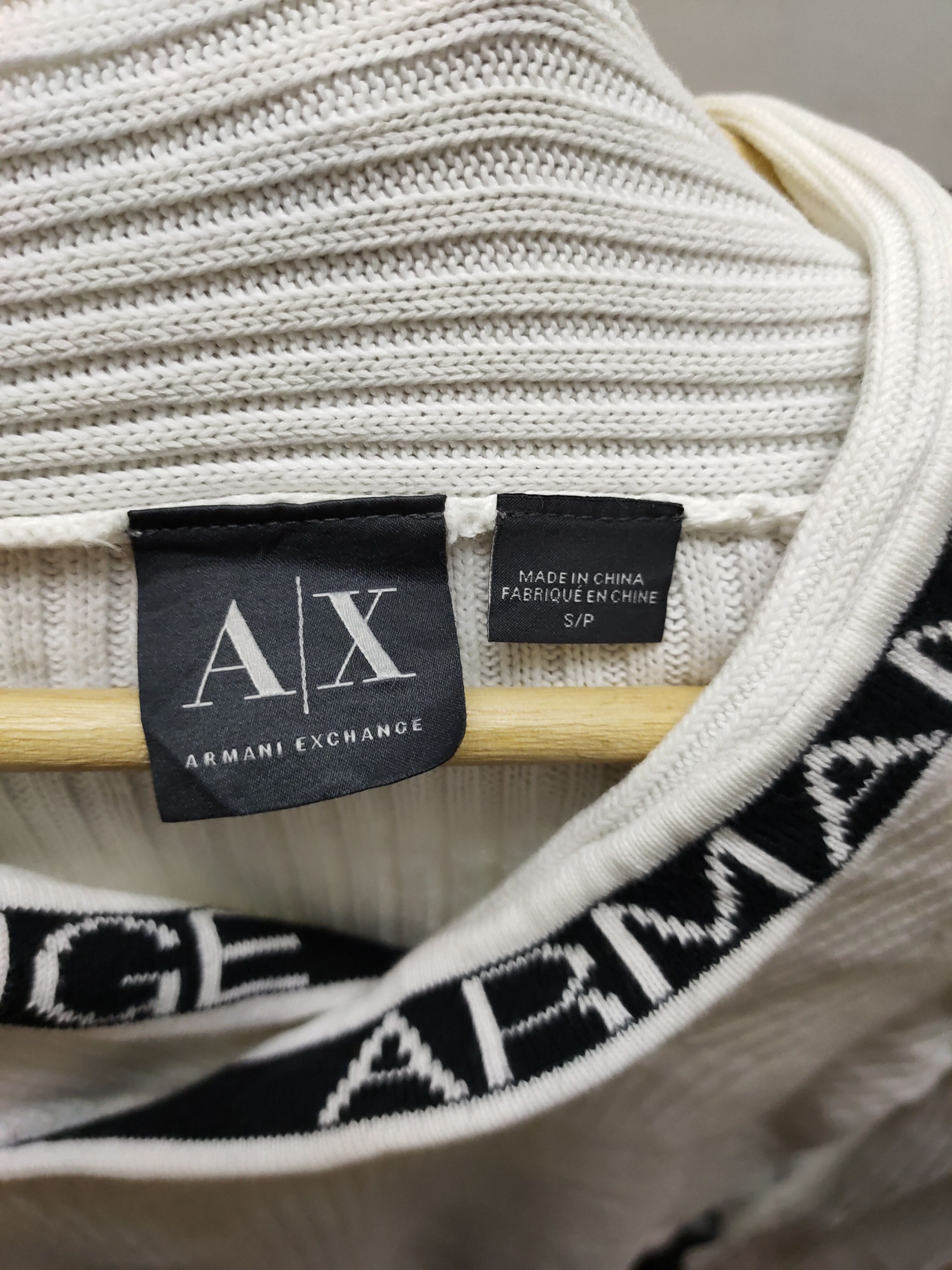 Aran Isles Knitwear Armani exchange X knitwear x sweatshirt Size US S / EU 44-46 / 1 - 3 Thumbnail