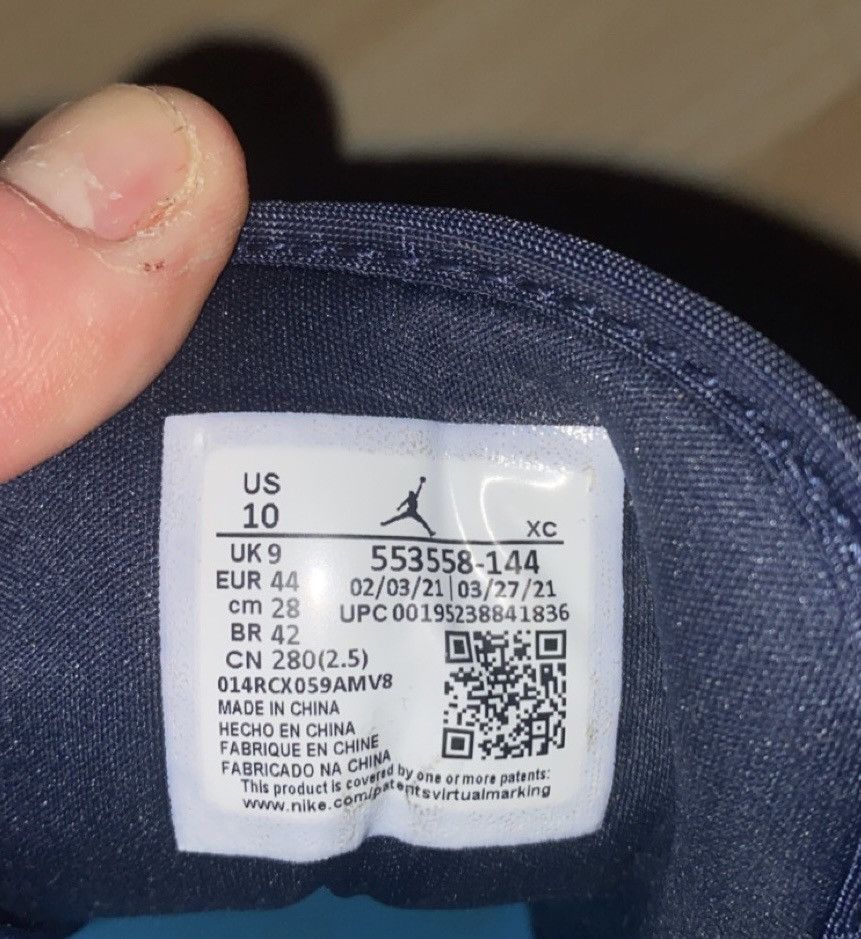 Jordan Brand Size 10 - Jordan 1 Low UNC 2021 University Blue/White Size US 10 / EU 43 - 7 Thumbnail