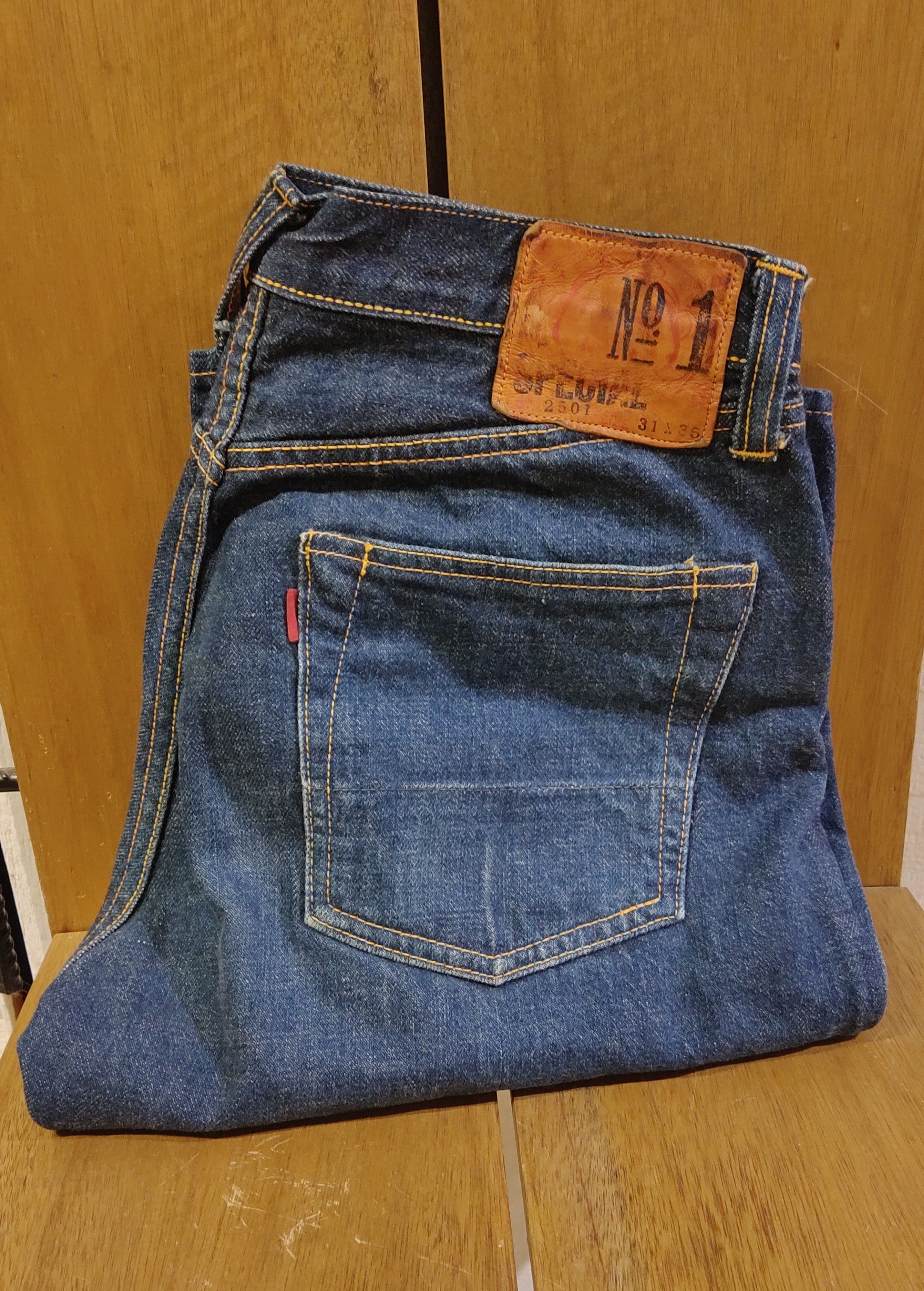 Evisu × Japanese Brand Vintage Evis Selvedge Jeans Lot 2501 No1 Special  Edition | Grailed