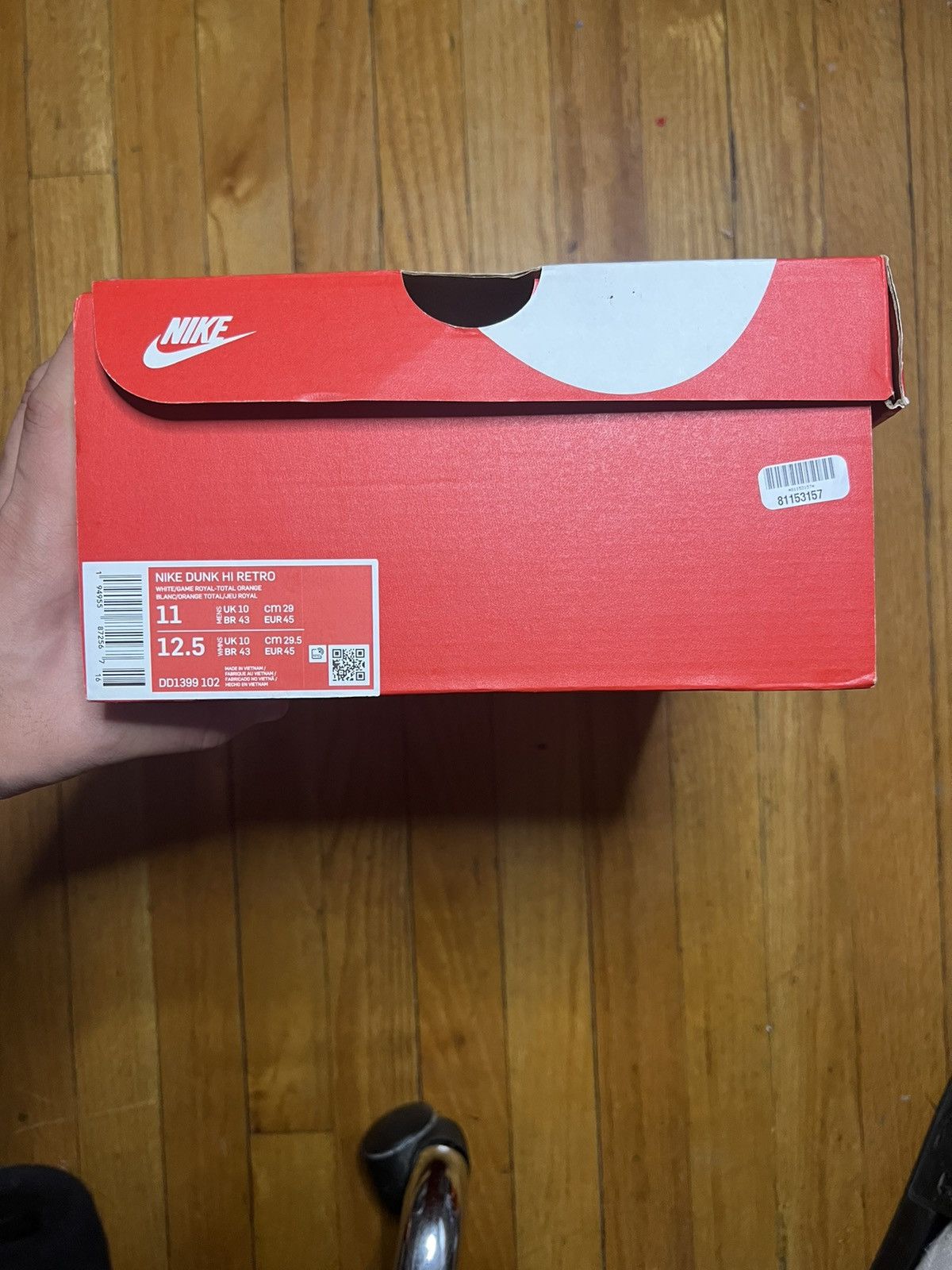 Jordan Brand Dunk high Kentucky Size US 11 / EU 44 - 8 Thumbnail