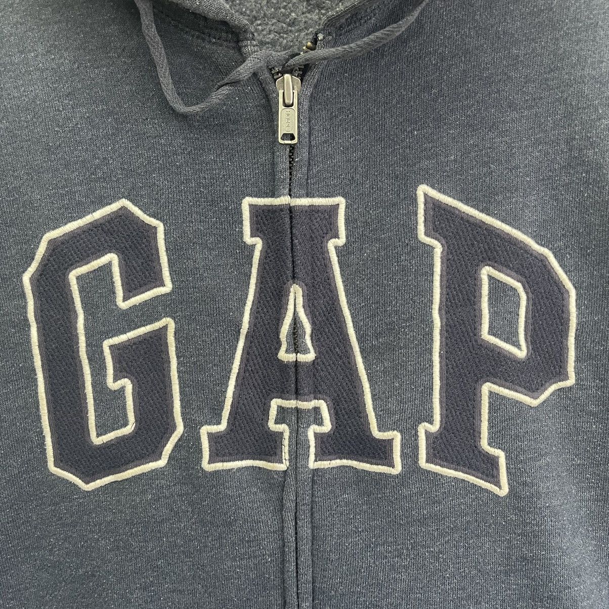 Gap × Japanese Brand Vintage GAP Embroidery Fullzip Hoodie Size M Size US M / EU 48-50 / 2 - 5 Thumbnail