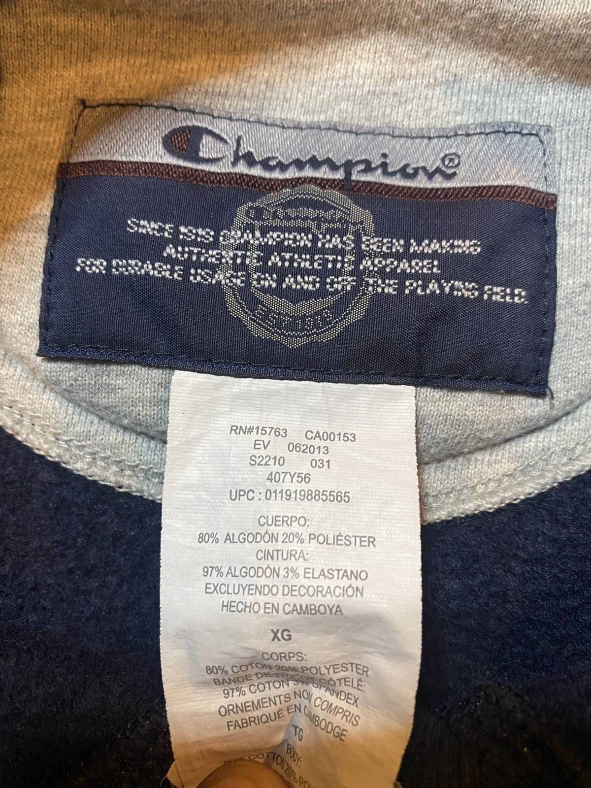 Champion Champion Embroidered Crewneck Size US XL / EU 56 / 4 - 4 Thumbnail