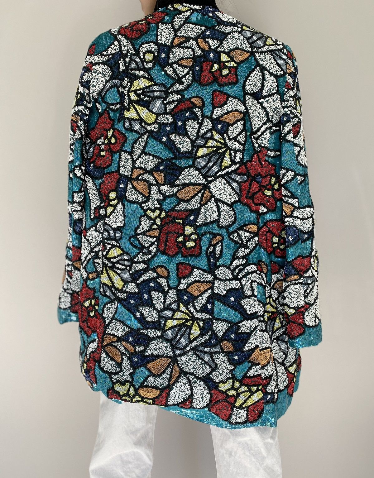 Vintage Rare Alice and Olivia Sequin Jacket Size US M / EU 48-50 / 2 - 4 Thumbnail