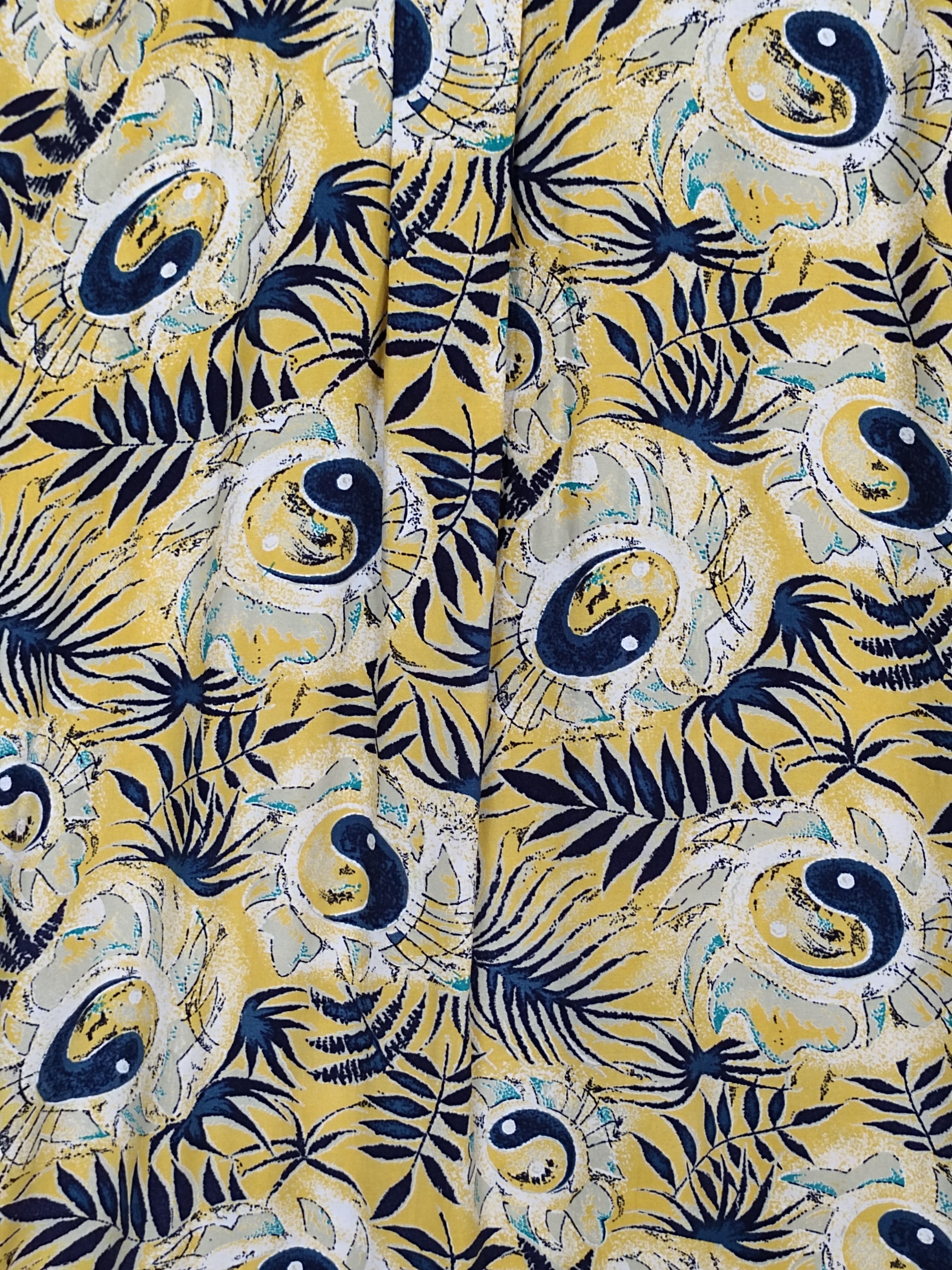 Sun Surf Vintage 80s Hawaiian SUNSET Ying & Yang Print Shirt Size US XL / EU 56 / 4 - 10 Thumbnail