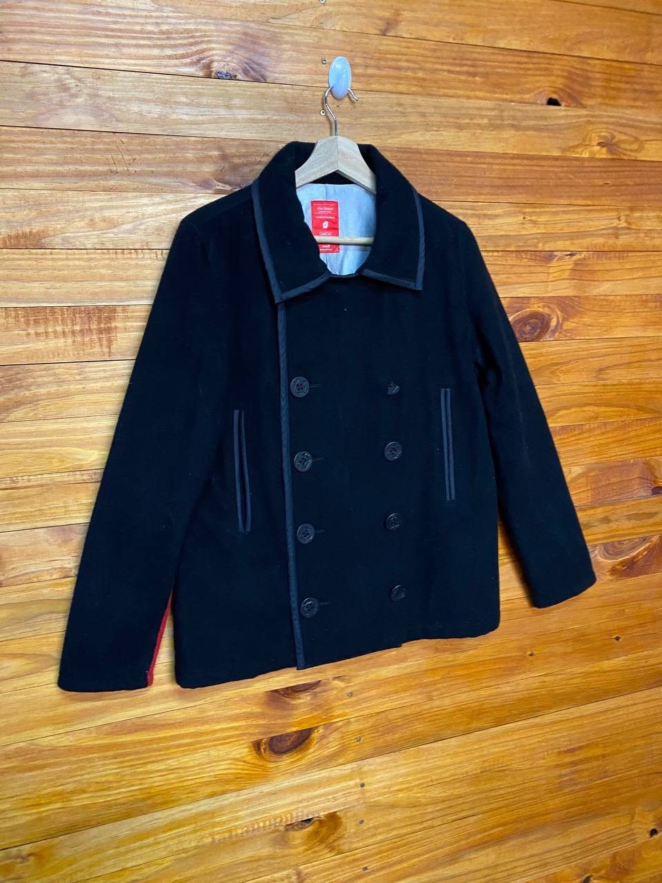 WHIZ LIMITED Whiz Limited Wool Pea Coat Made In Japan Size US M / EU 48-50 / 2 - 2 Thumbnail