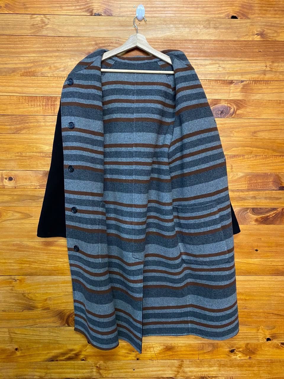 Japanese Brand × Pazzo Pazzo Company Collection Reversible Wool Long Coat Size US S / EU 44-46 / 1 - 10 Thumbnail