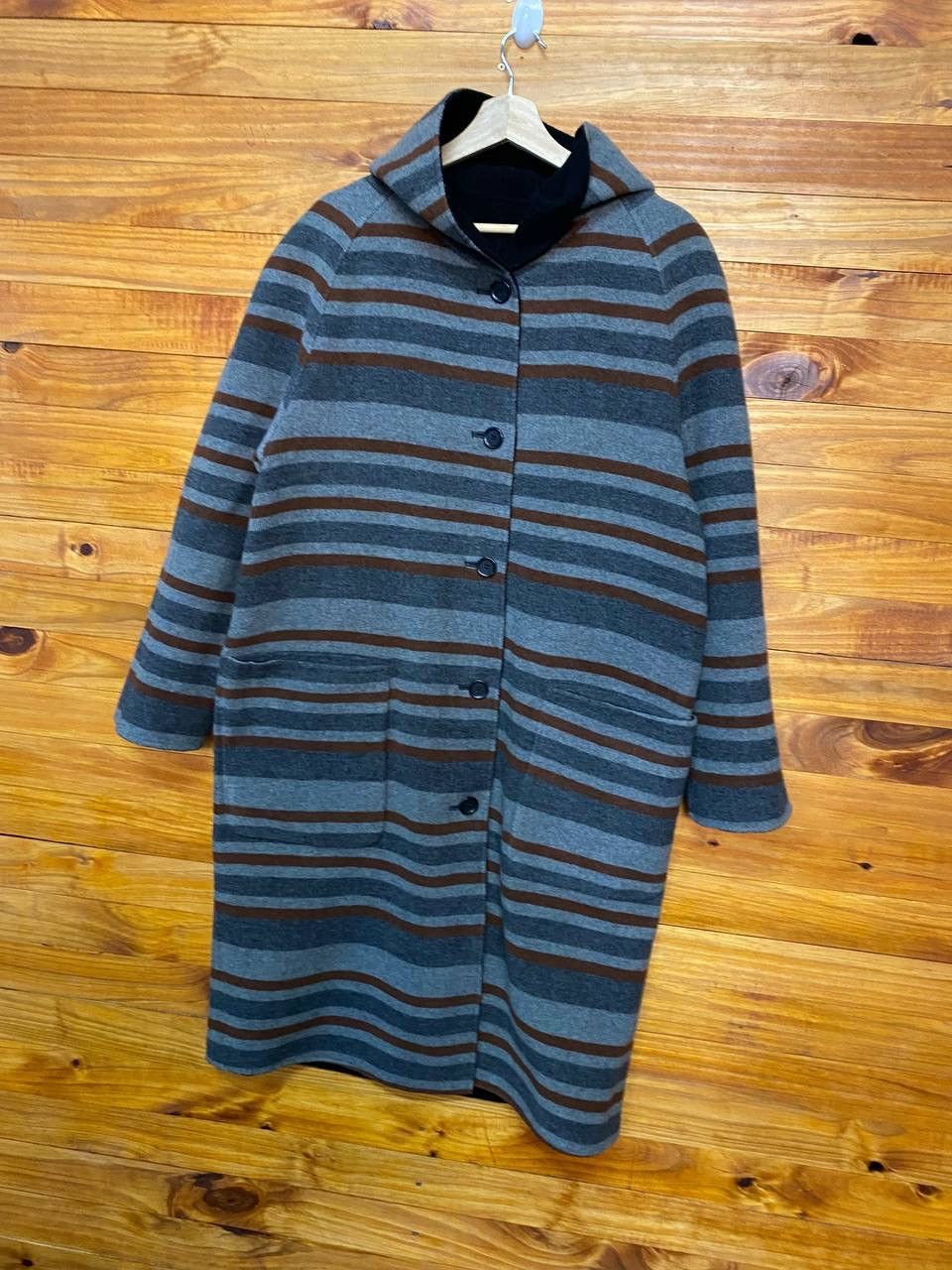 Japanese Brand × Pazzo Pazzo Company Collection Reversible Wool Long Coat Size US S / EU 44-46 / 1 - 3 Thumbnail