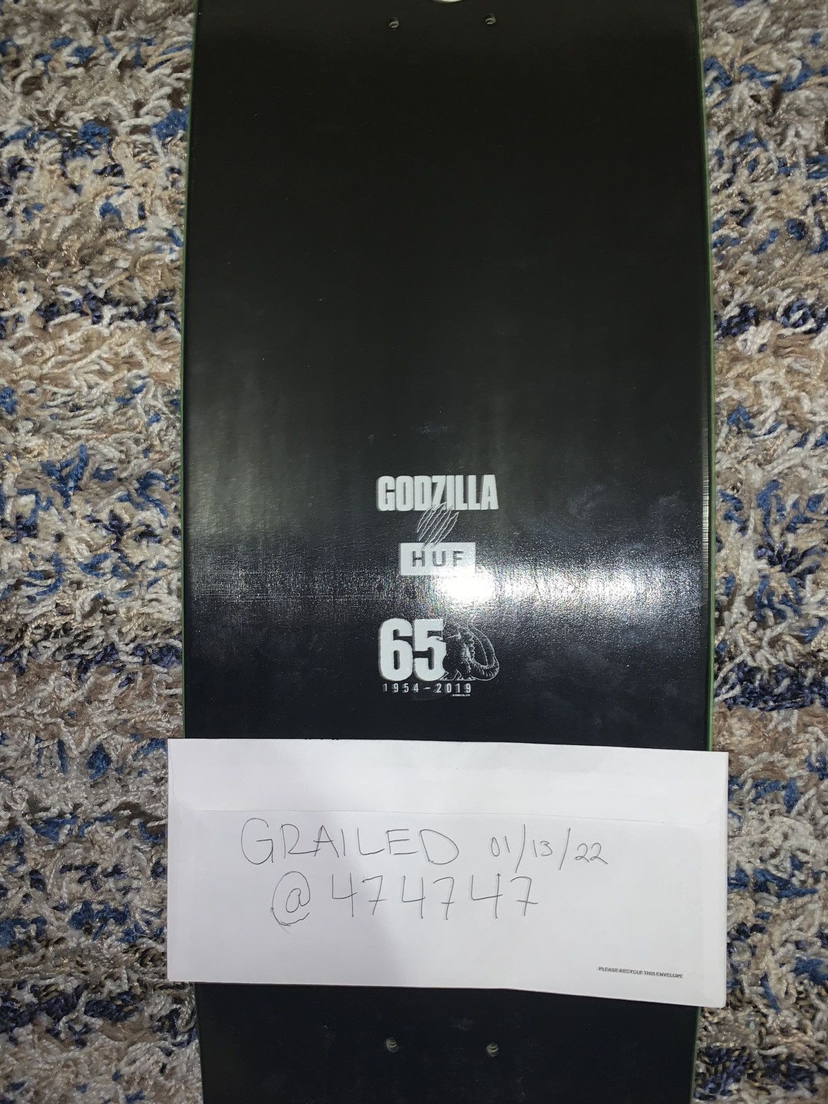 Huf VERY RARE HUF x GODZILLA DECK COMPLEX CON Size ONE SIZE - 2 Thumbnail