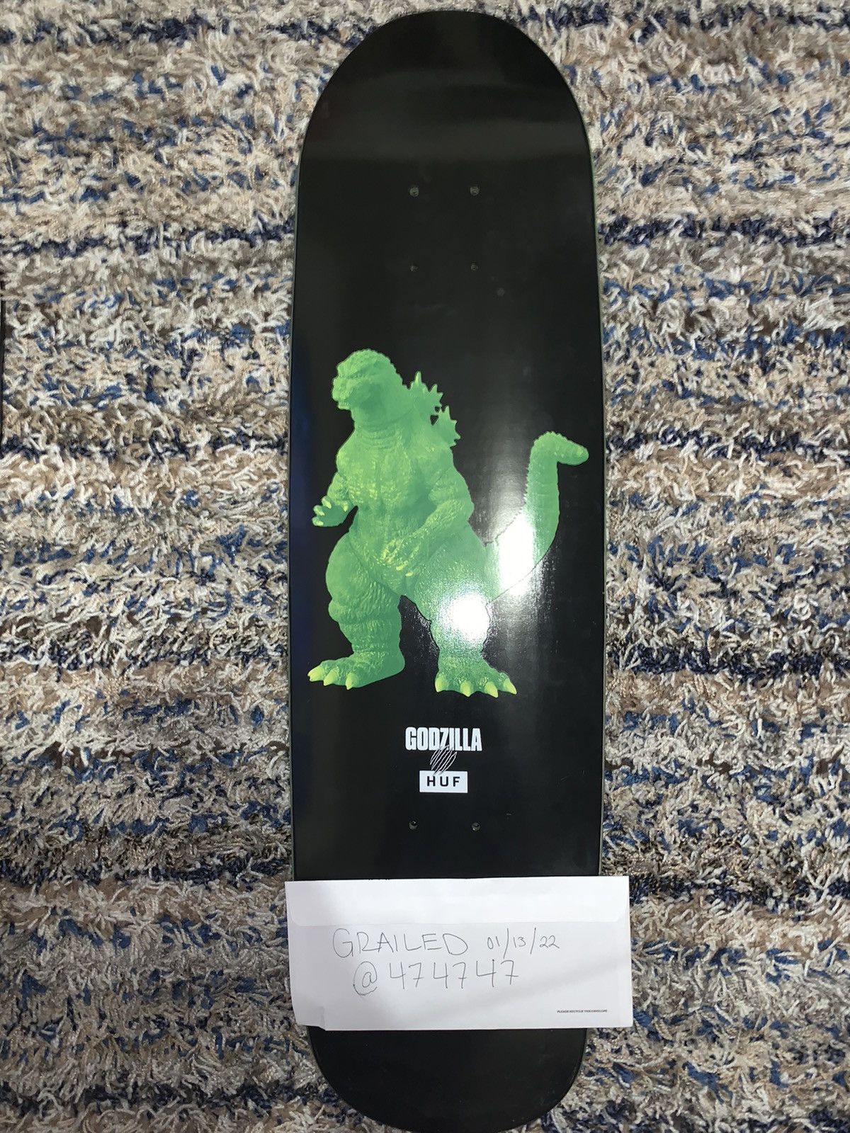 Huf VERY RARE HUF x GODZILLA DECK COMPLEX CON Size ONE SIZE - 1 Thumbnail