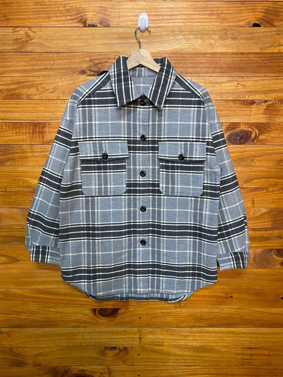 Japanese Brand GU Plaid Flannel Workwear Skateboard Button Up Shirt Size US S / EU 44-46 / 1 - 1 Thumbnail
