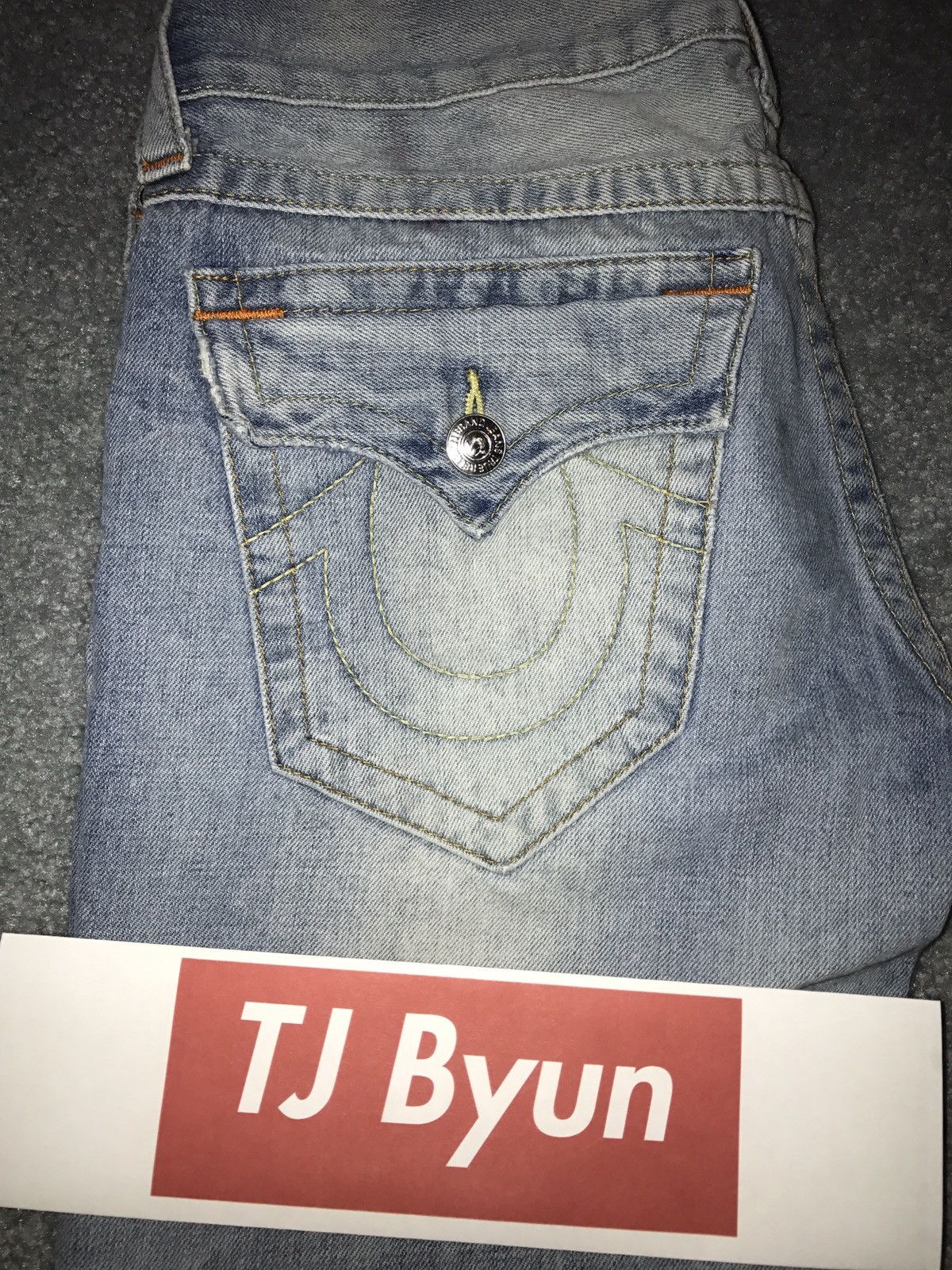 True Religion Light Wash Skinny Denim Size US 30 / EU 46 - 4 Thumbnail