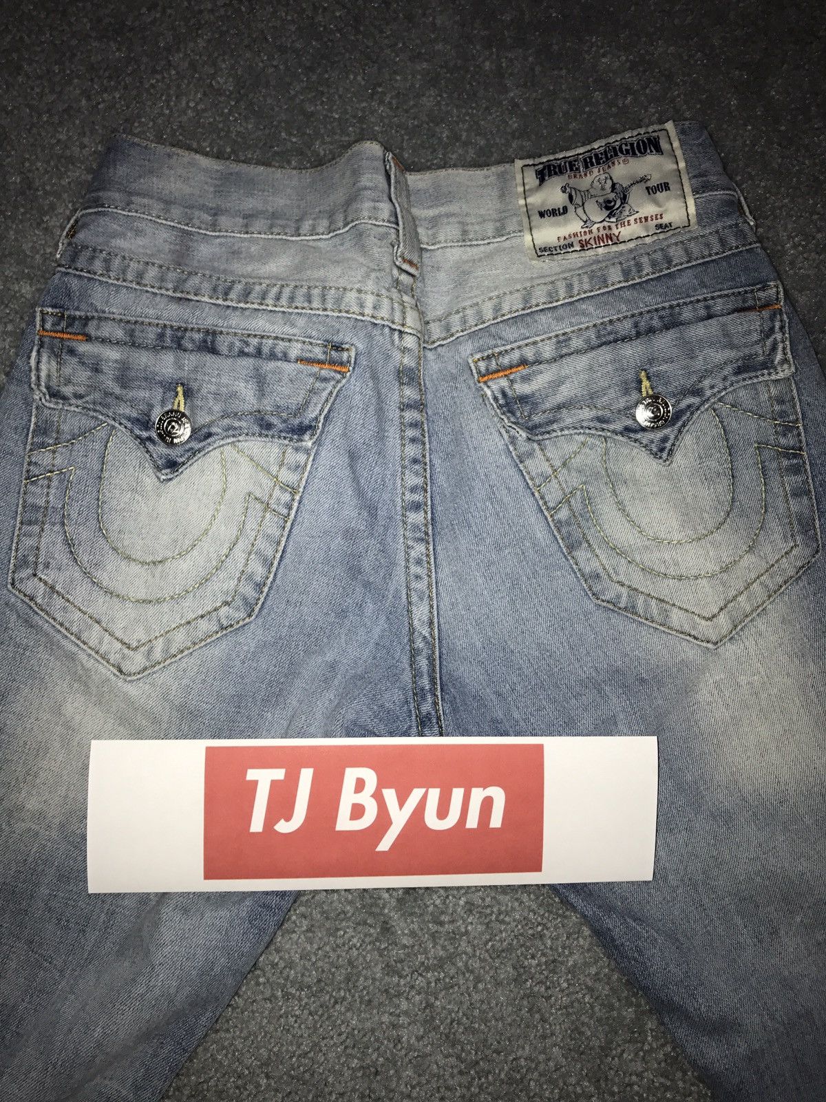 True Religion Light Wash Skinny Denim Size US 30 / EU 46 - 3 Thumbnail