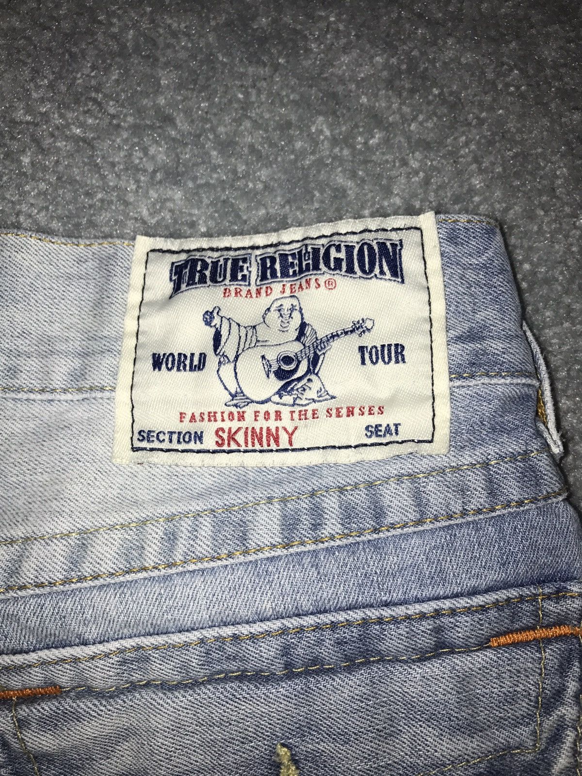 True Religion Light Wash Skinny Denim Size US 30 / EU 46 - 6 Thumbnail