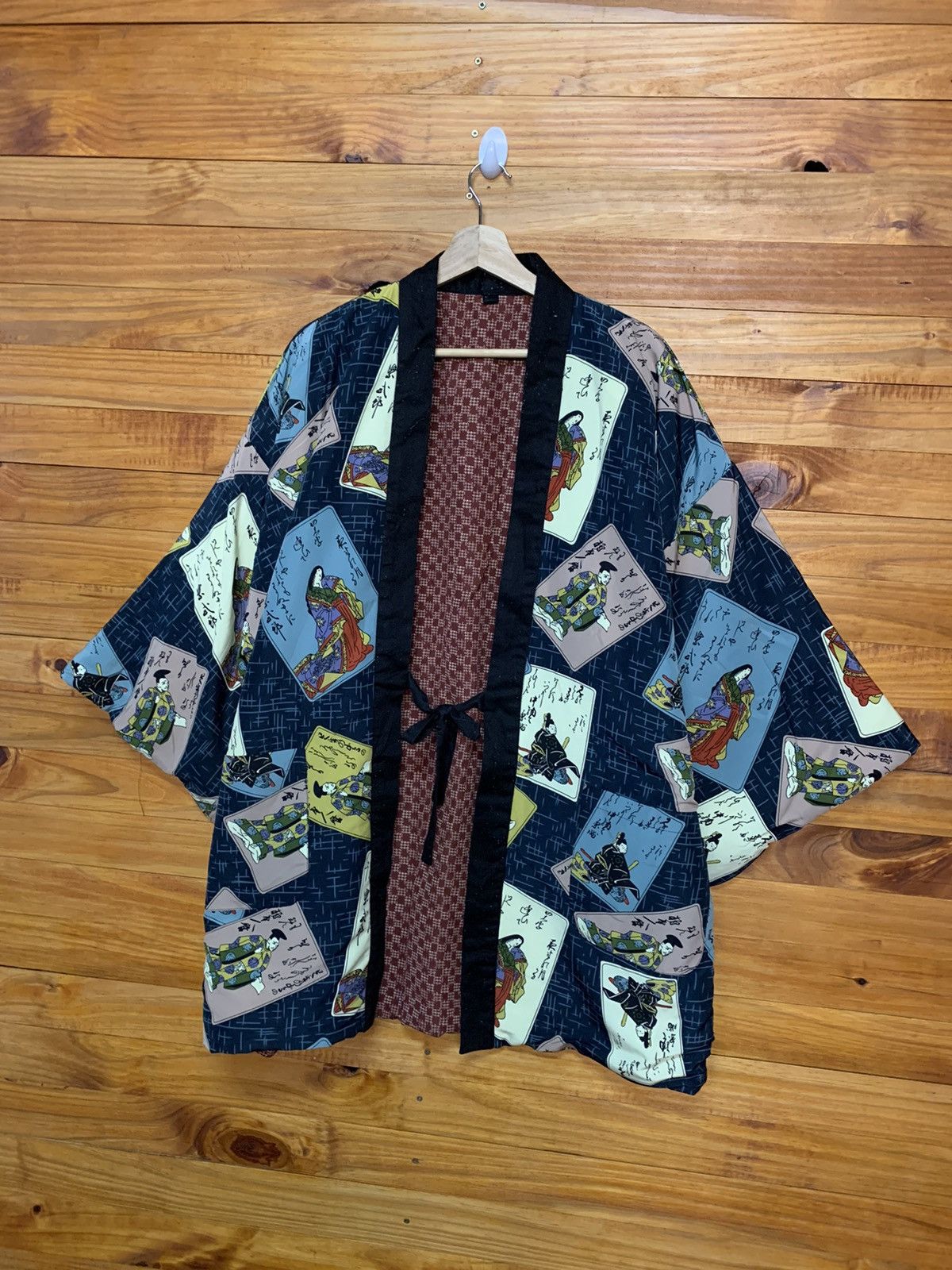 Vintage Vintage OVP HANTEN KIMONO CARDIGAN Size US L / EU 52-54 / 3 - 3 Thumbnail