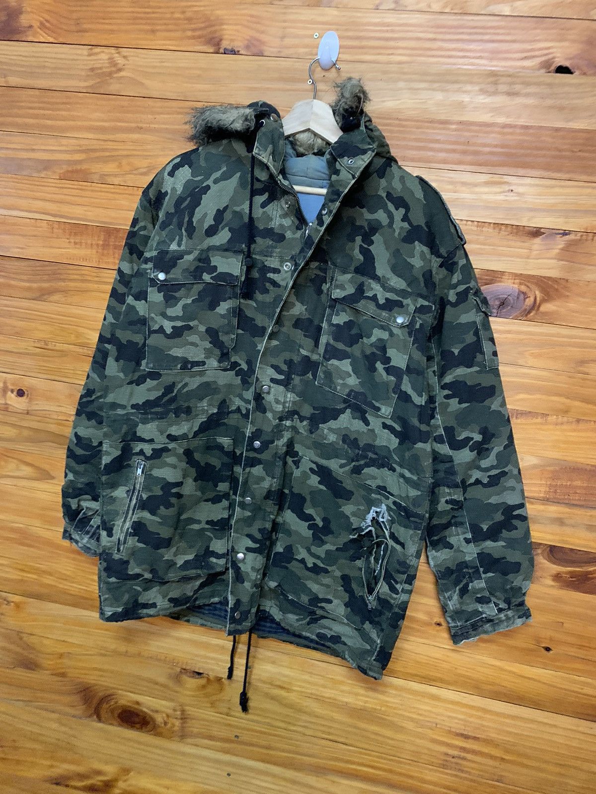 Henrik Vibskov Camouflage Field Parka Size US M / EU 48-50 / 2 - 3 Thumbnail