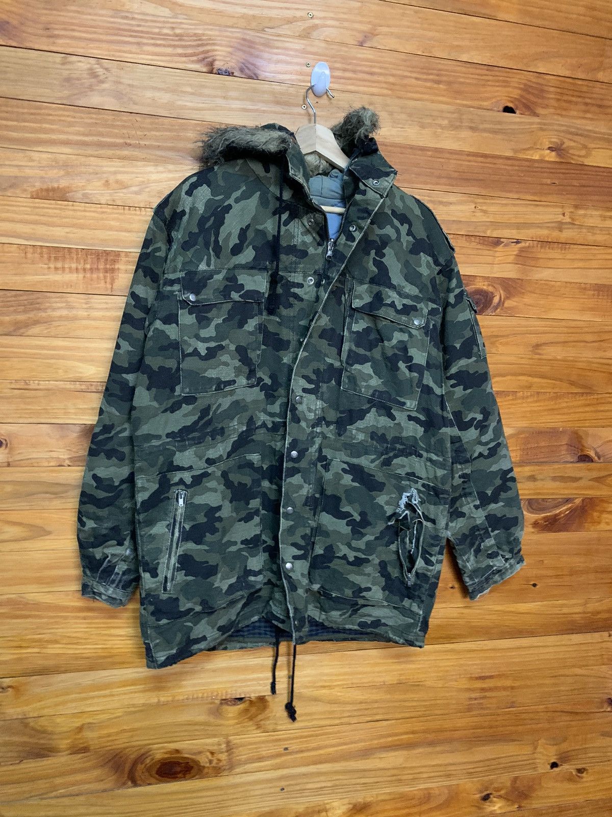 Henrik Vibskov Camouflage Field Parka Size US M / EU 48-50 / 2 - 2 Thumbnail