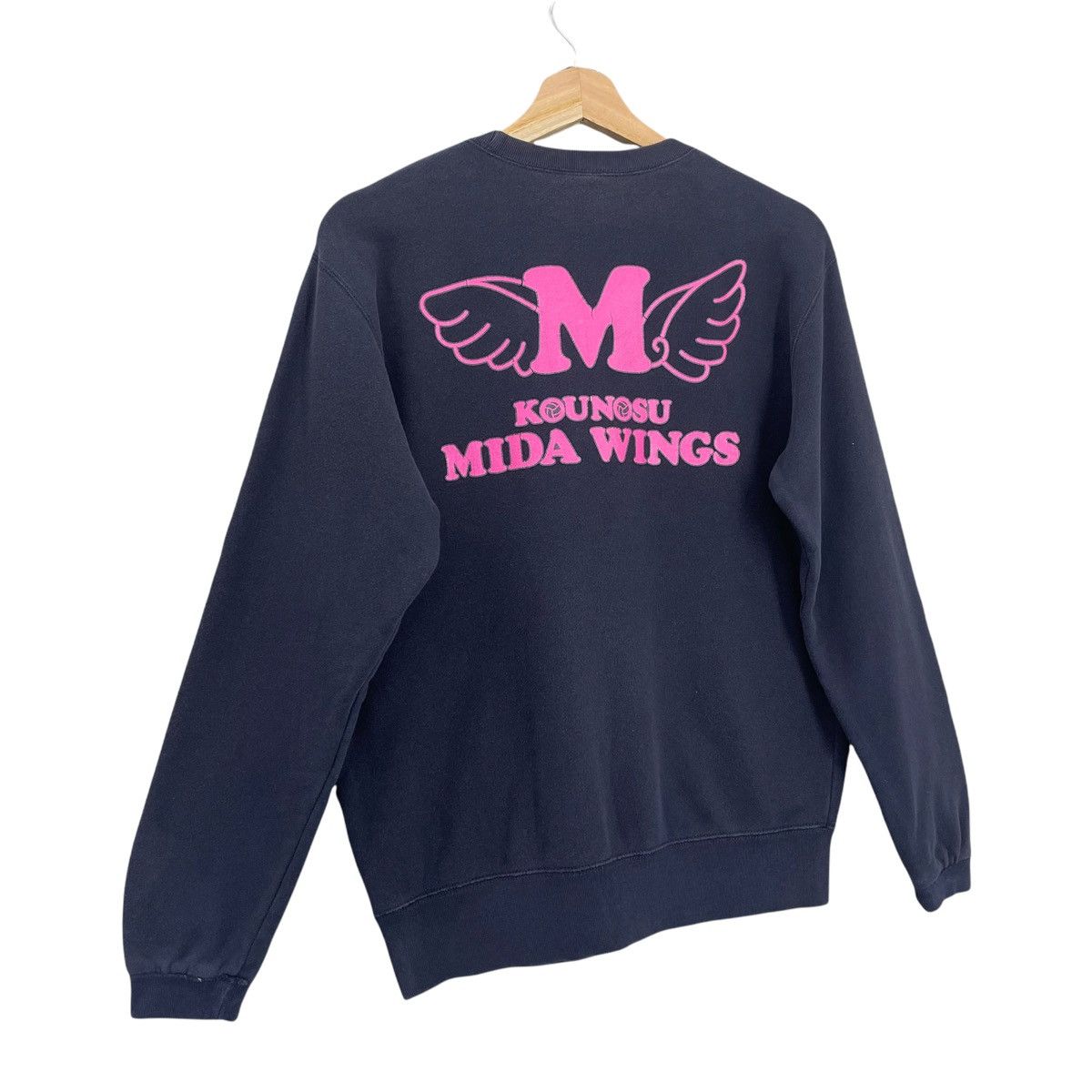 Japanese Brand Kounosu Mida Wings Big Logo Crewneck Sweatshirt Size S Size US S / EU 44-46 / 1 - 2 Thumbnail