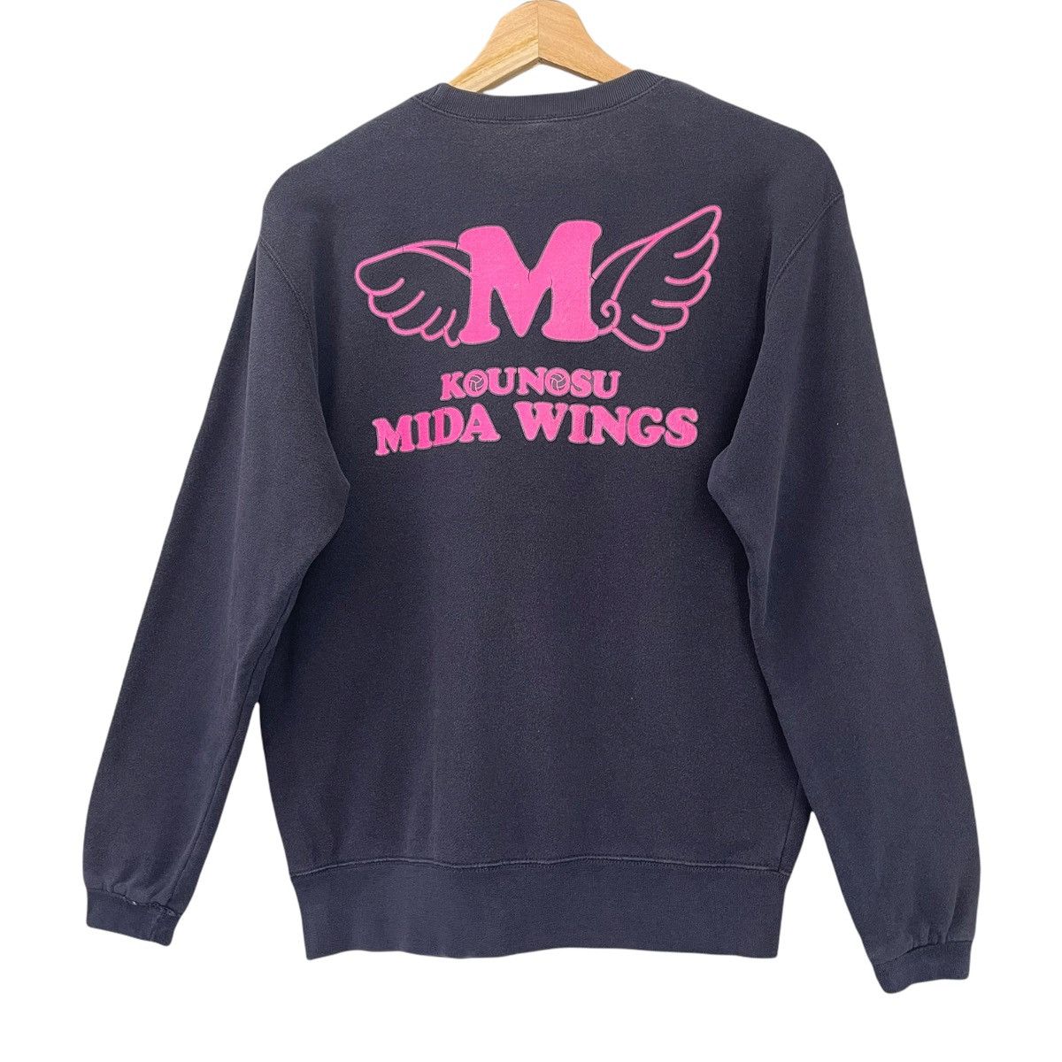 Japanese Brand Kounosu Mida Wings Big Logo Crewneck Sweatshirt Size S Size US S / EU 44-46 / 1 - 3 Thumbnail
