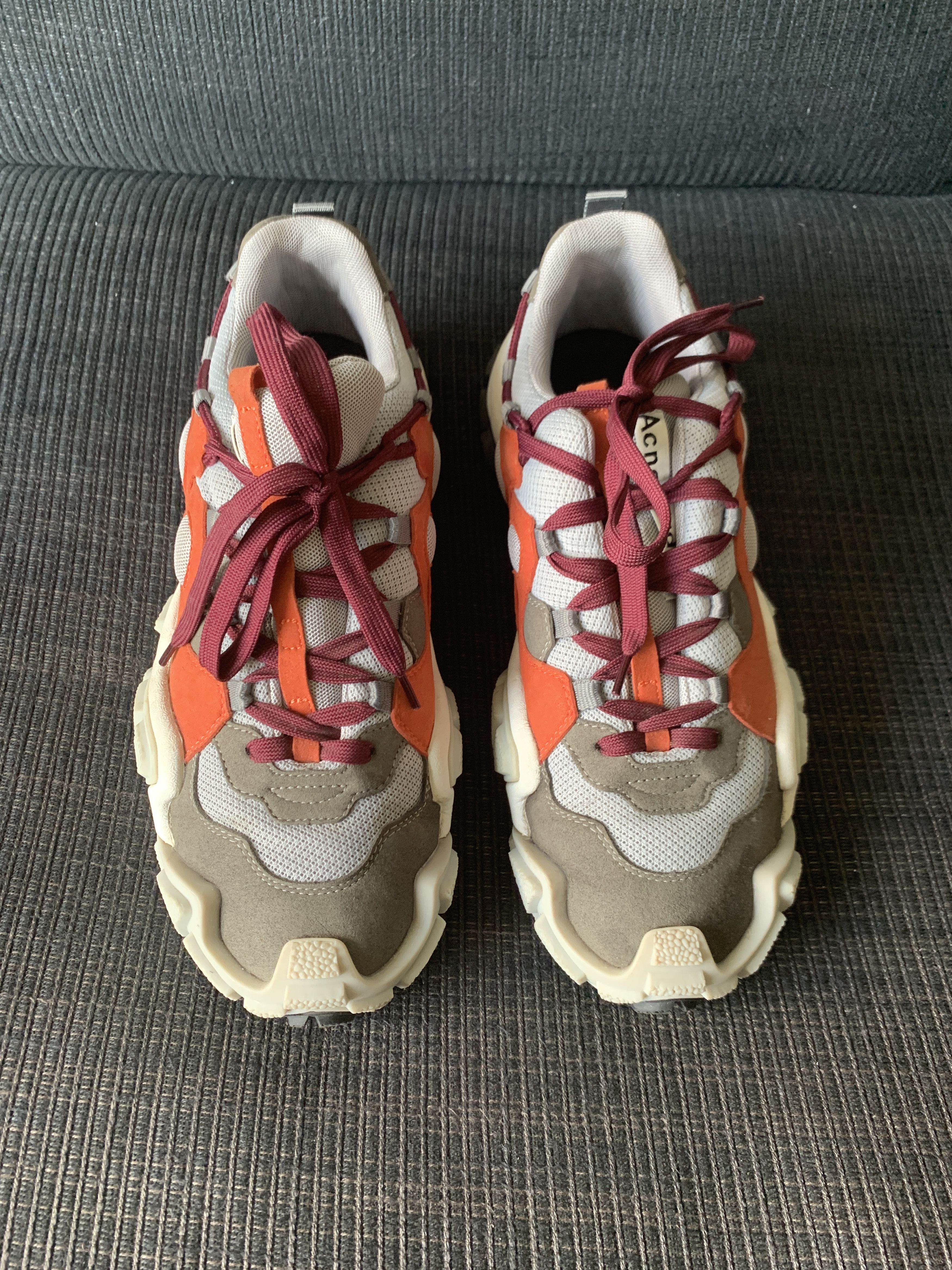 Acne Studios Bolzter M Sneaker - Orange & Grey