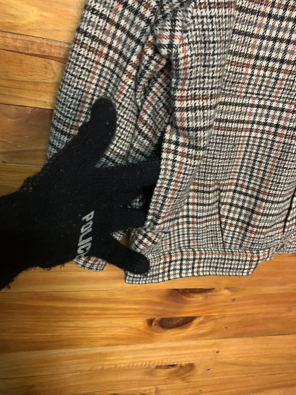Japanese Brand One Way Houndstooth Wool Jacket Size US M / EU 48-50 / 2 - 4 Thumbnail