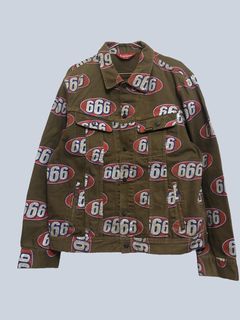 Supreme Supreme 666 Denim Trucker Jacket | Grailed