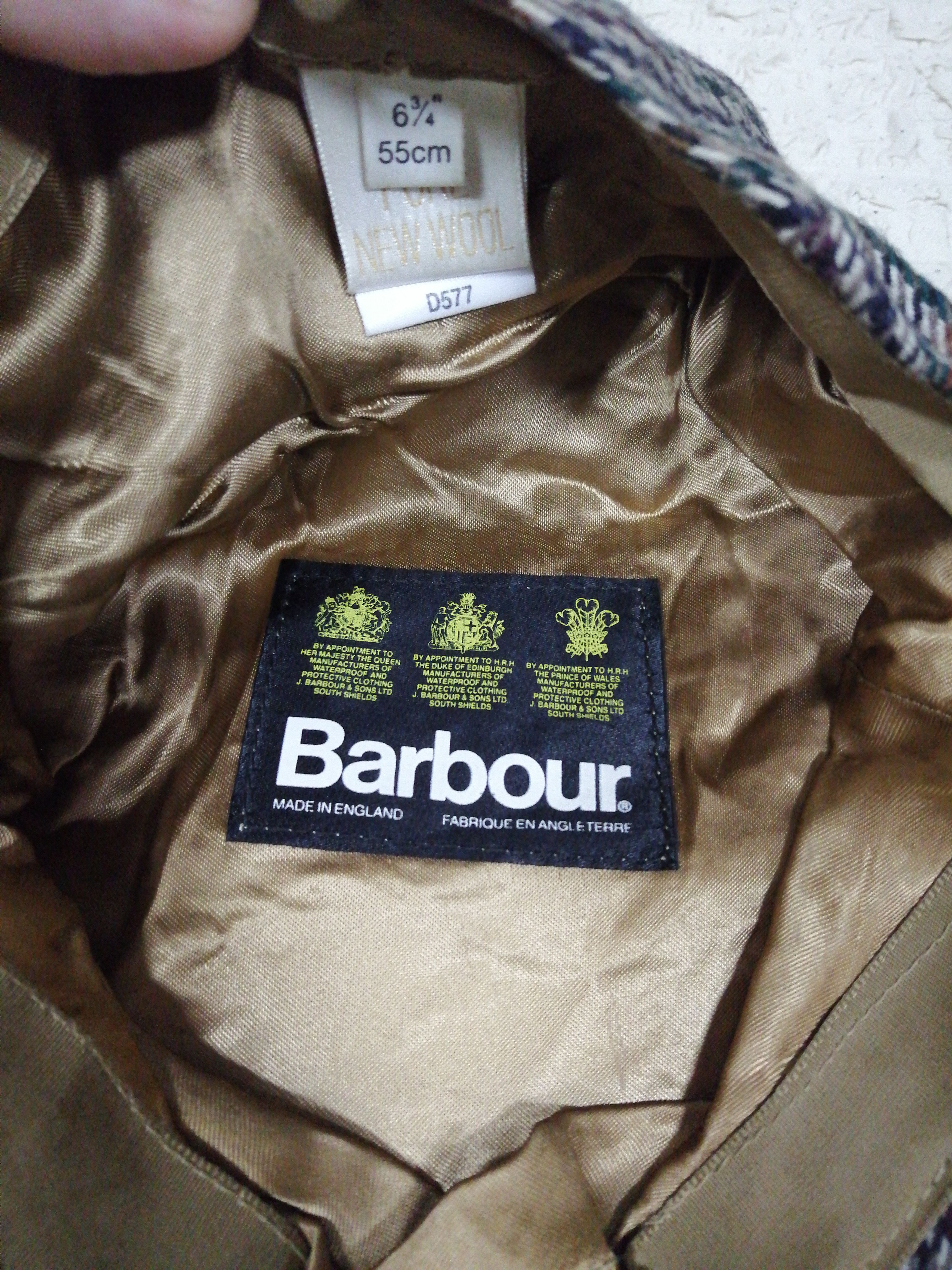 Barbour × Japanese Brand × Vintage Rare Barbour vintage wool cap Size ONE SIZE - 2 Thumbnail