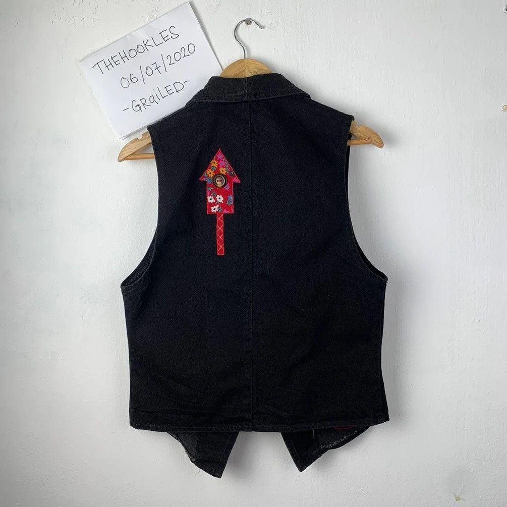 Other × Vintage Unbranded Black Blazer Vest Made in U.S.A Size US S / EU 44-46 / 1 - 7 Thumbnail