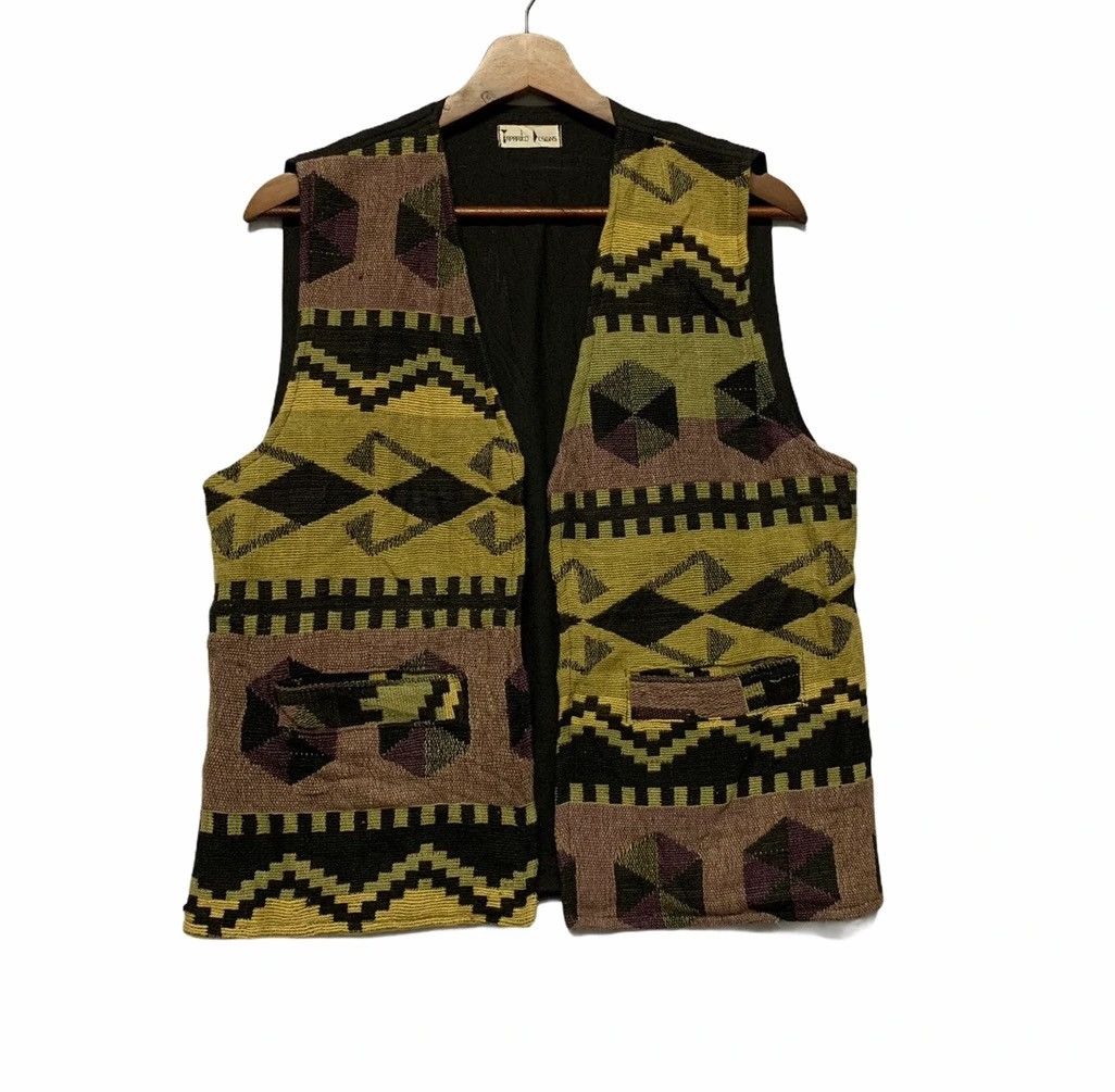 Japanese Brand Unbranded Arts Blazer Vest Size US M / EU 48-50 / 2 - 1 Thumbnail