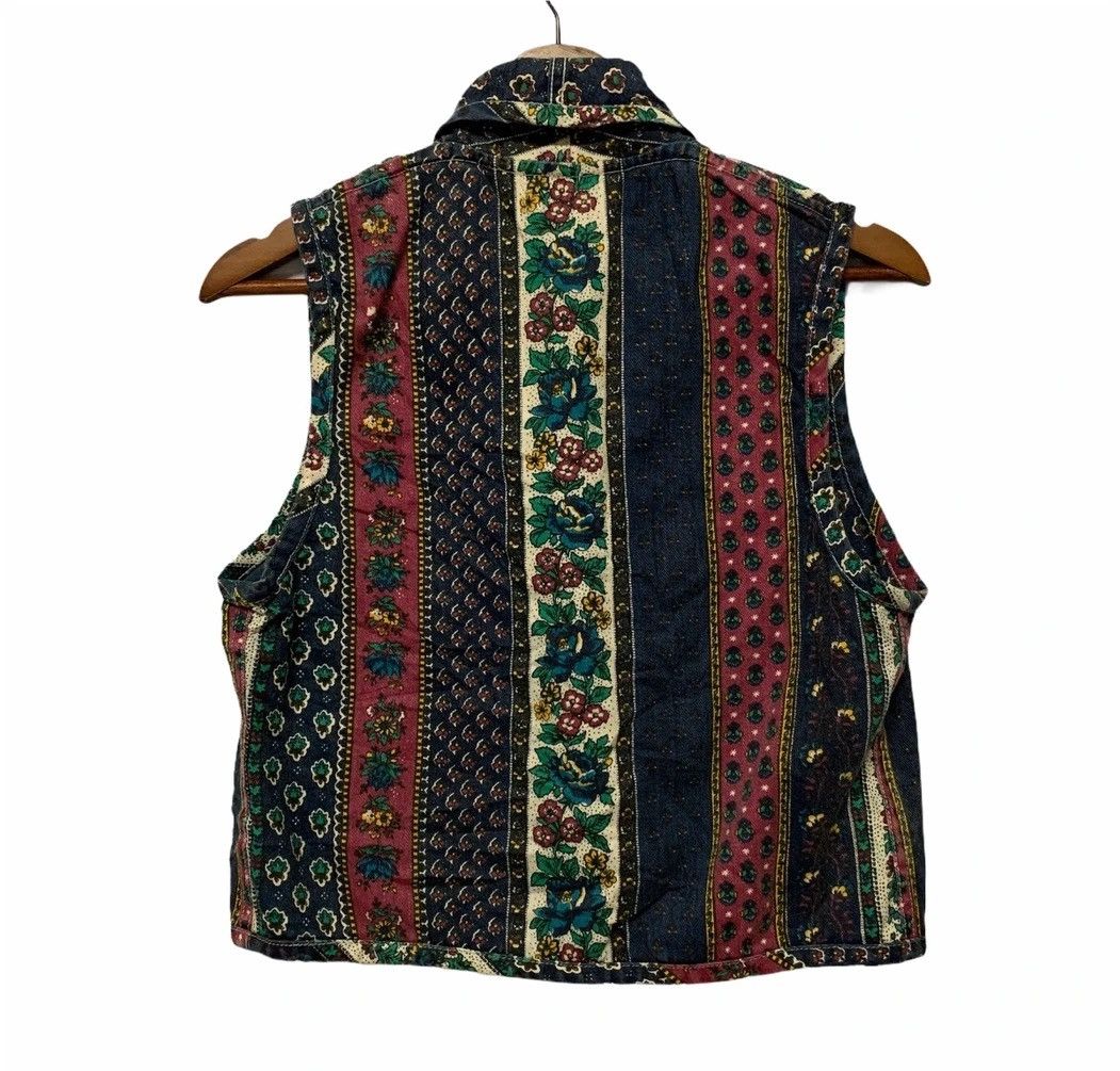 Petit Bateau × Vintage Vintage Napa Valley Petites Blazer Fullprint Flora Vest Size US S / EU 44-46 / 1 - 5 Thumbnail