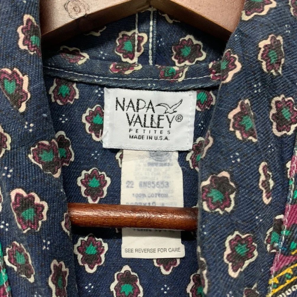 Petit Bateau × Vintage Vintage Napa Valley Petites Blazer Fullprint Flora Vest Size US S / EU 44-46 / 1 - 6 Thumbnail