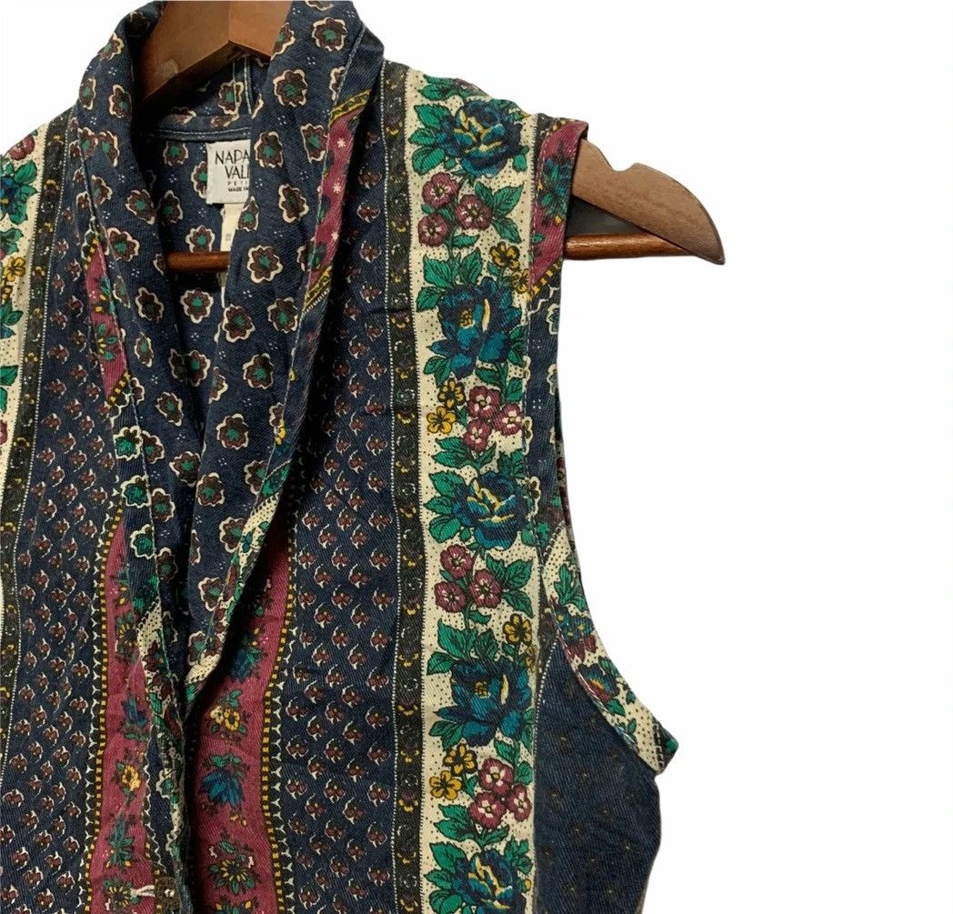 Petit Bateau × Vintage Vintage Napa Valley Petites Blazer Fullprint Flora Vest Size US S / EU 44-46 / 1 - 3 Thumbnail