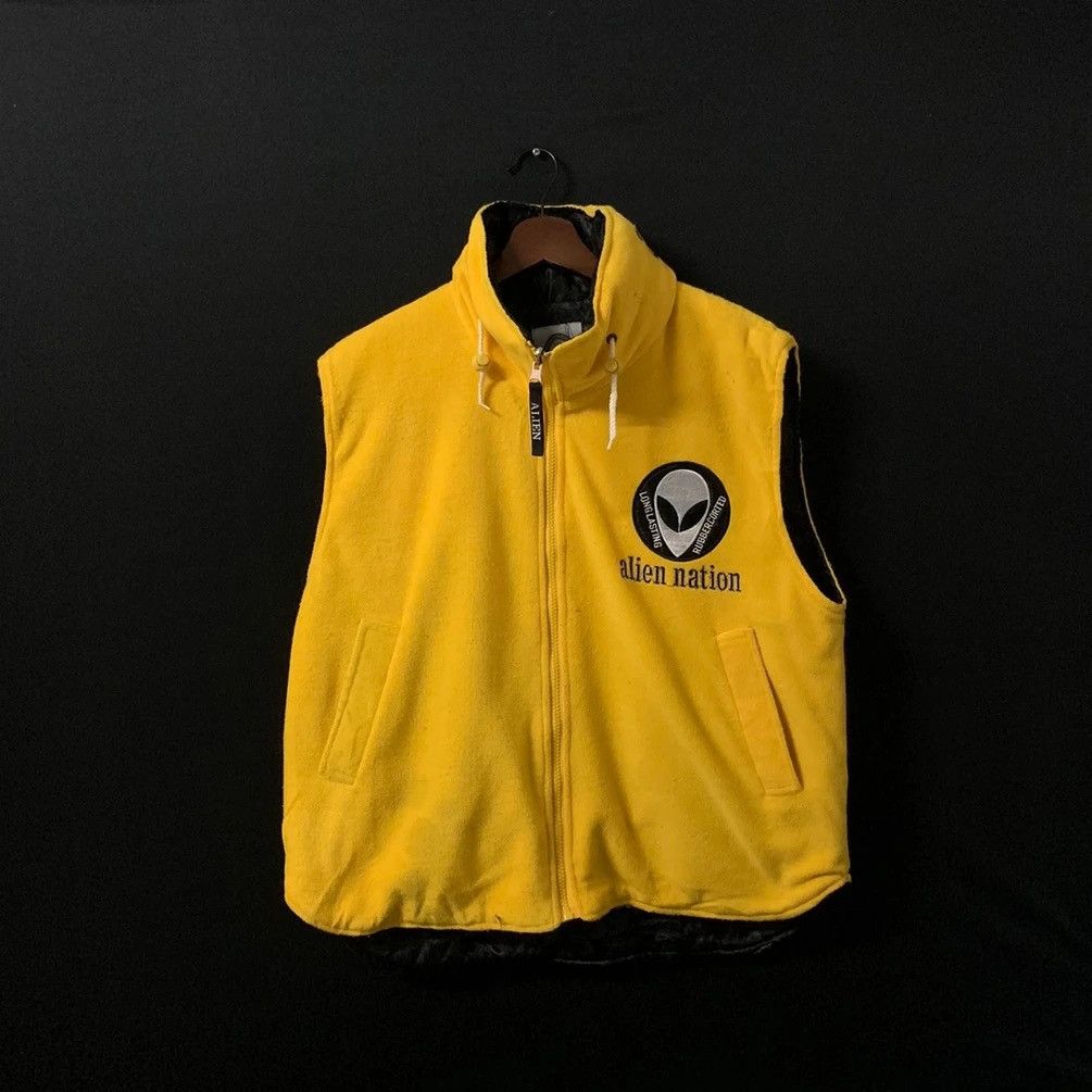 Alien Workshop × Vintage 1990’s Alien Nation BigLogo Back Reversable Sleeveless Vest Size US M / EU 48-50 / 2 - 3 Thumbnail
