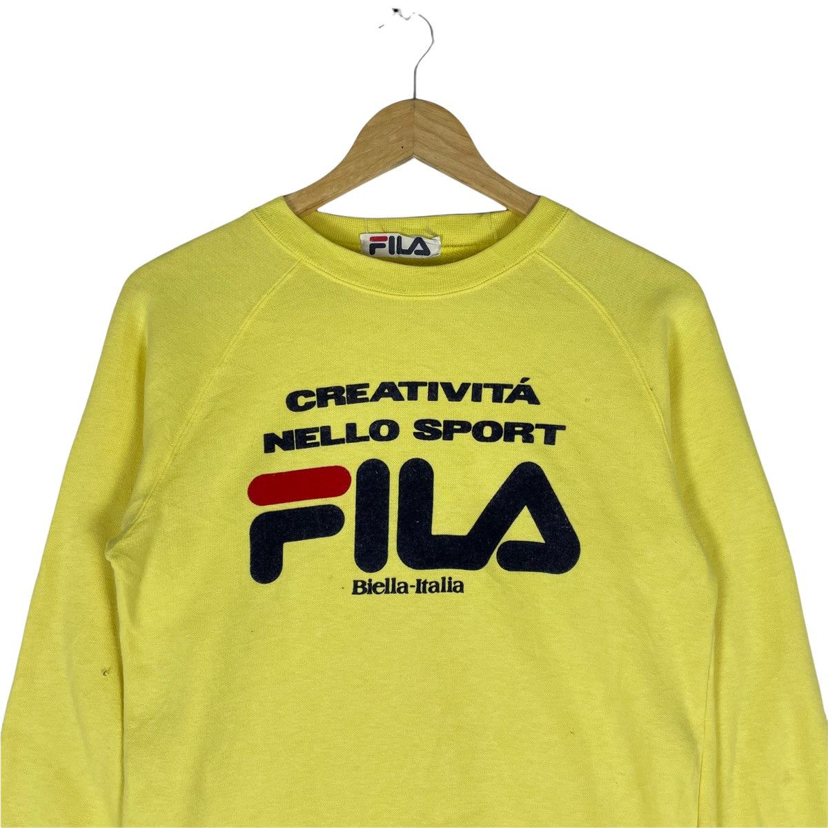 Fila 🌟FILA Biella Italia Nello Sweatshirt Crewneck Size US S / EU 44-46 / 1 - 2 Thumbnail