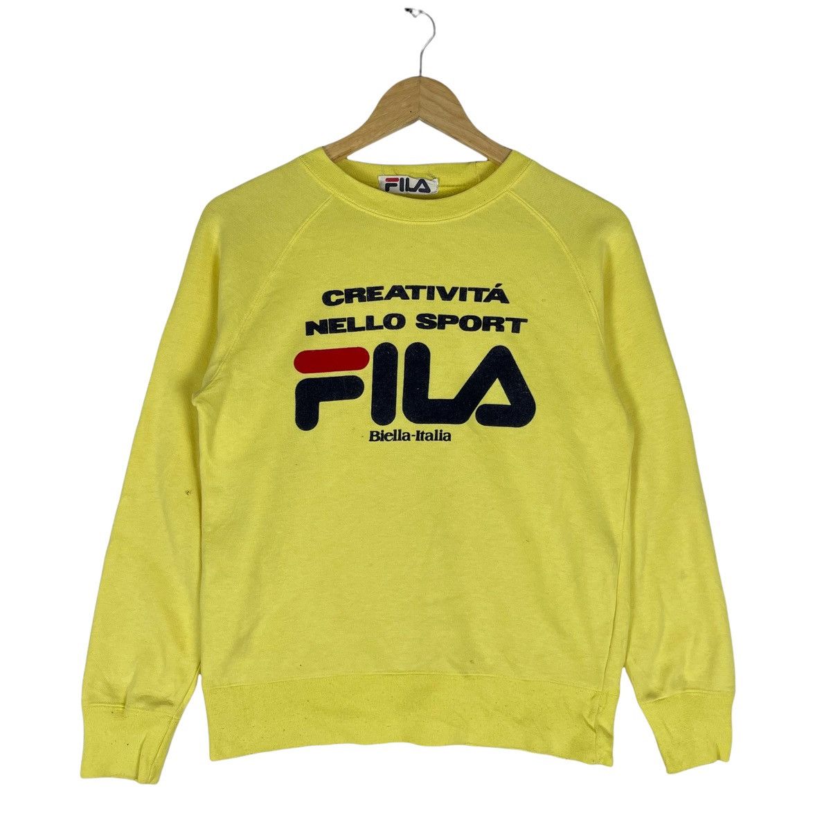 Fila 🌟FILA Biella Italia Nello Sweatshirt Crewneck Size US S / EU 44-46 / 1 - 1 Thumbnail