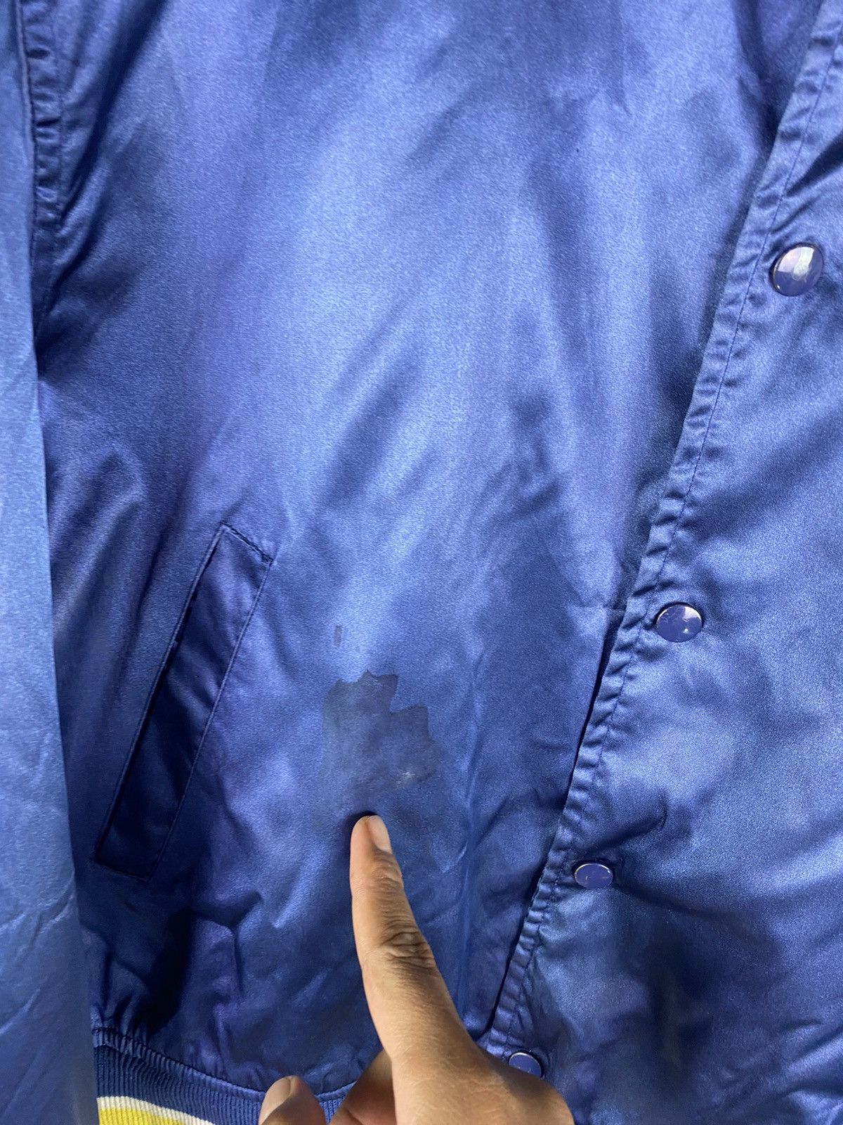 Vintage 🔥SALE🔥LA SORBONNE SATIN VARSITY STYLE JACKET Size US L / EU 52-54 / 3 - 8 Thumbnail