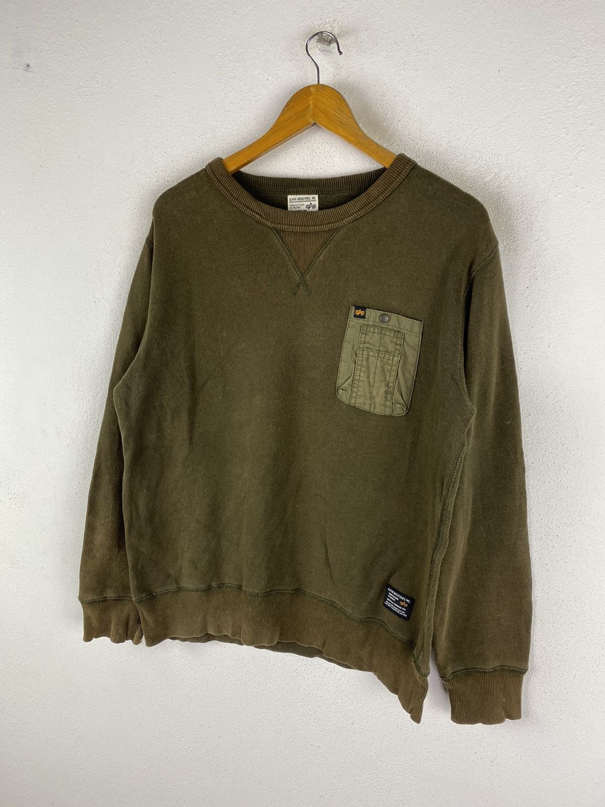 Alpha Industries 🔥SALE🔥ALPHA INDUSTRIES MILITARY STYLE SWEATSHIRT Size US M / EU 48-50 / 2 - 5 Thumbnail