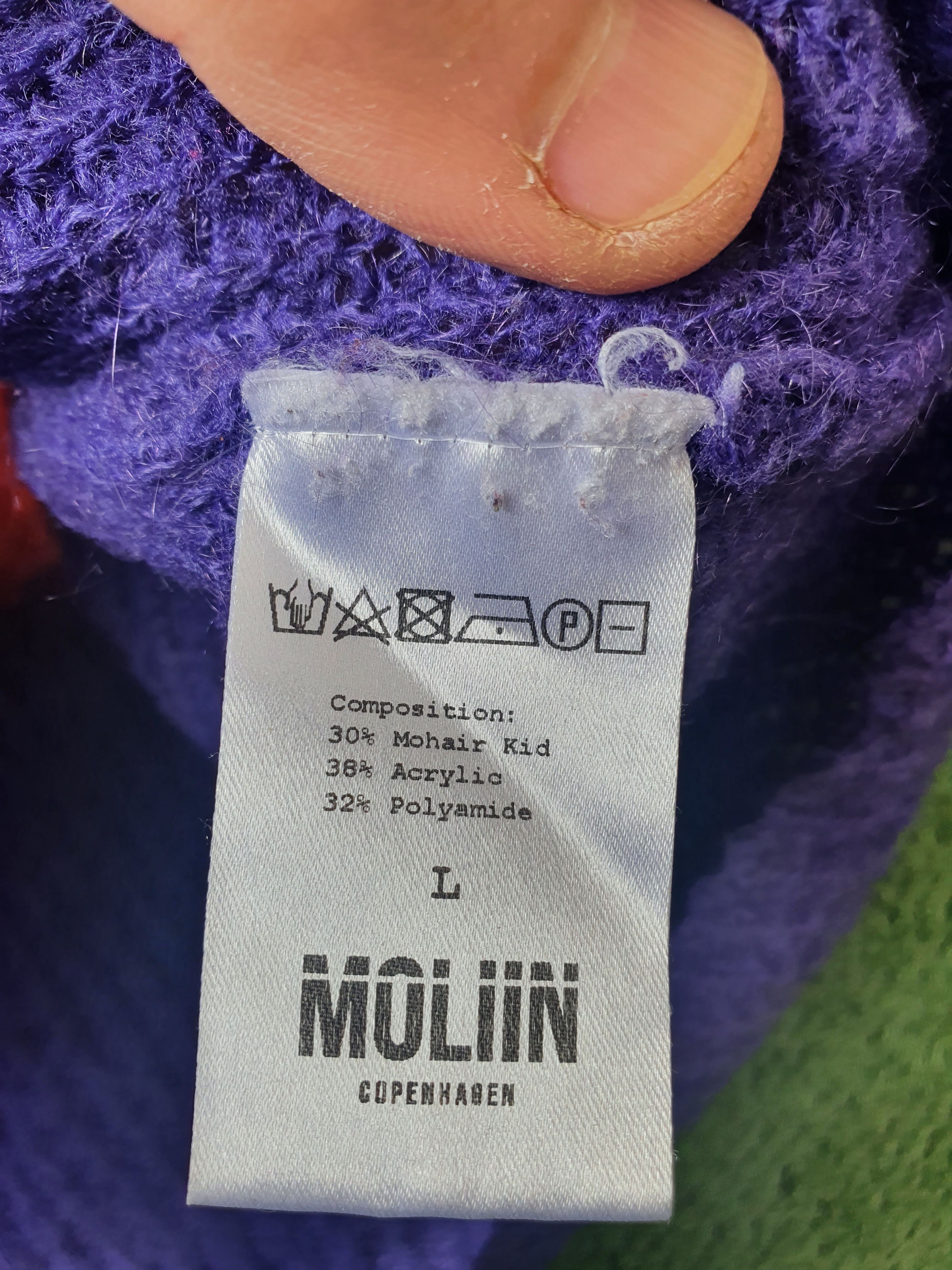 Designer Moliin Copenhagen Made in Italy sweater,sz L Size US L / EU 52-54 / 3 - 6 Thumbnail