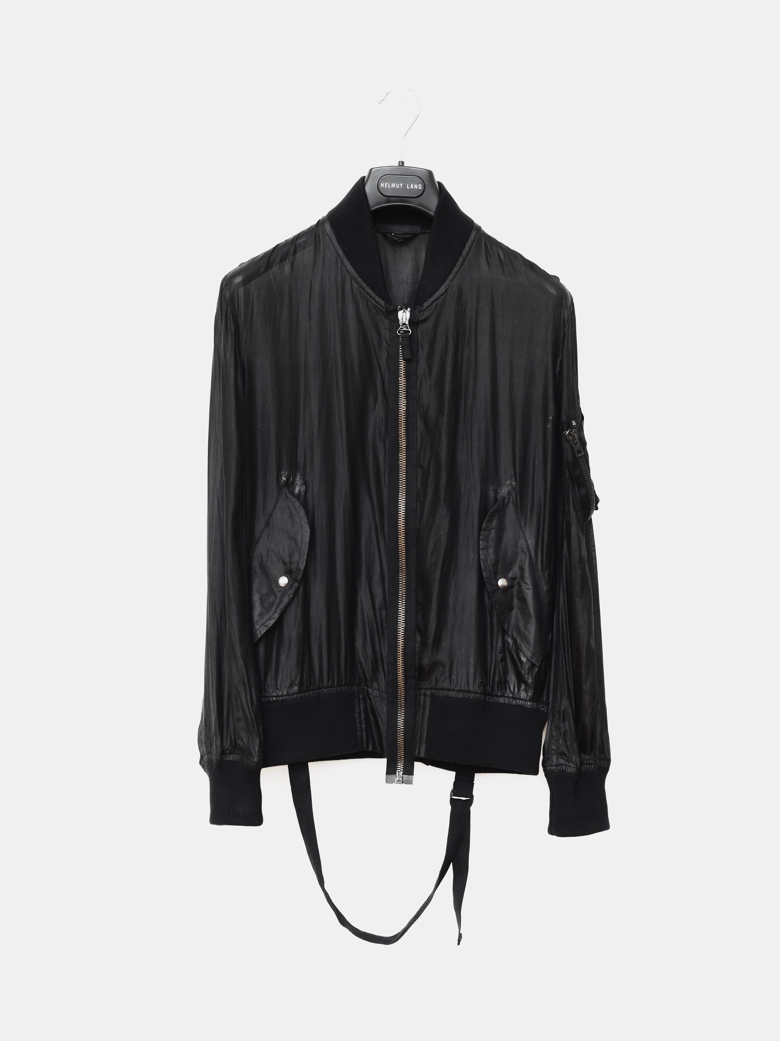 Helmut Lang Bondage Bomber | Grailed